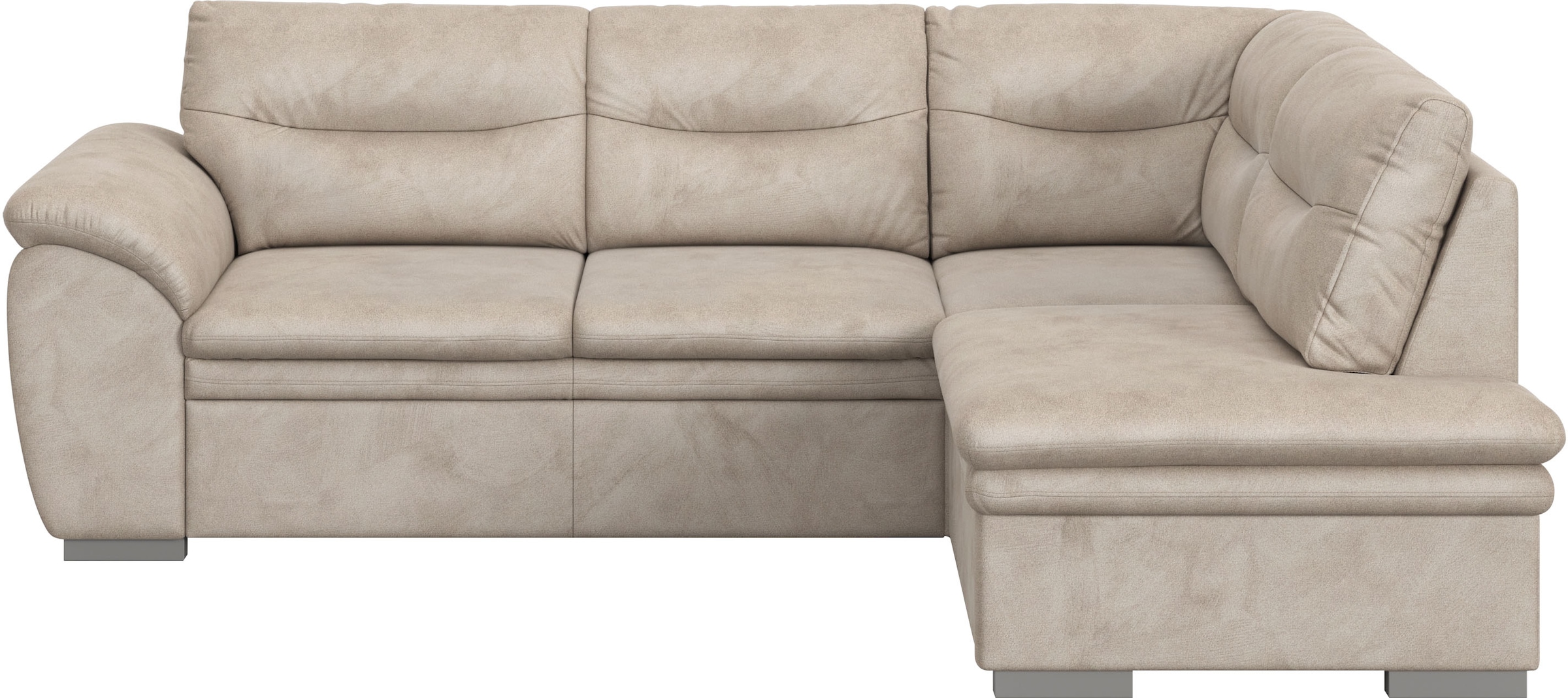 COTTA Ecksofa »Leandra L-Form«, wahlweise mit Bettfunktion & Bettkasten