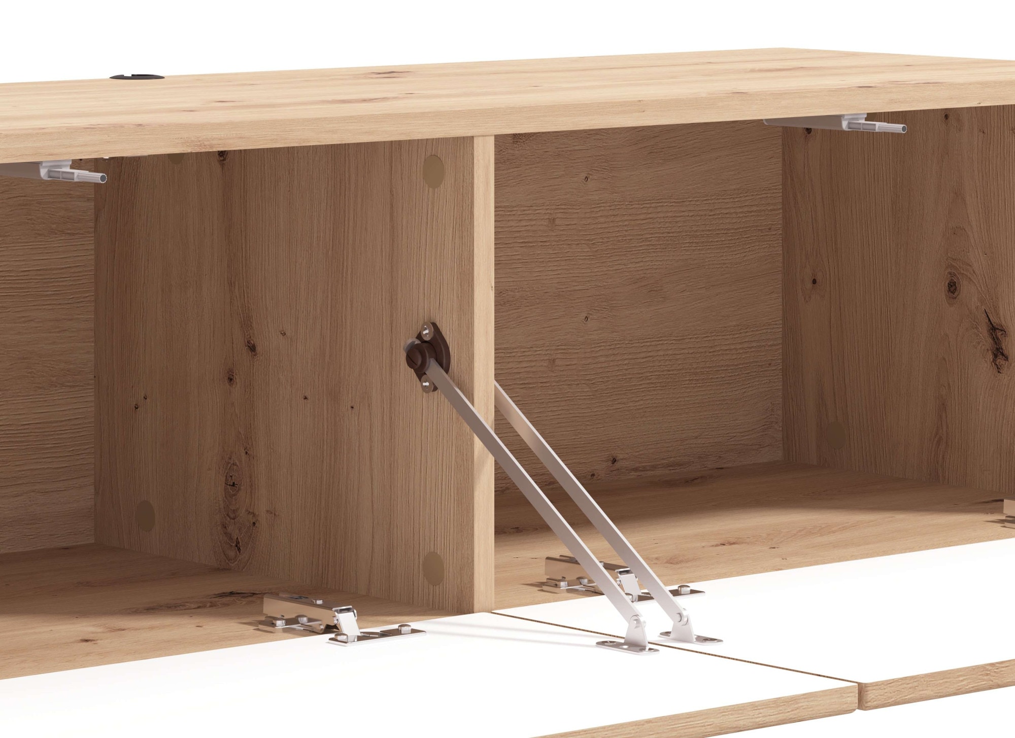 INOSIGN TV-Board »Royan, TV-Bank, TV-Schrank, Wandmontage«, in verschiedenen Breiten 128/154/192 cm, Push-to-Open, FSC®