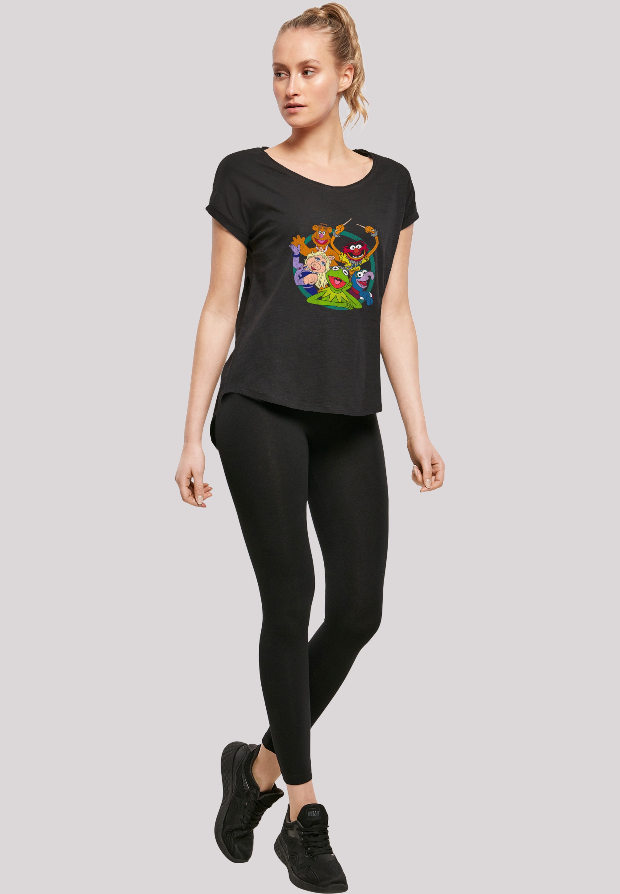 F4NT4STIC T-Shirt »Disney Die Muppets Group Circle«, Print