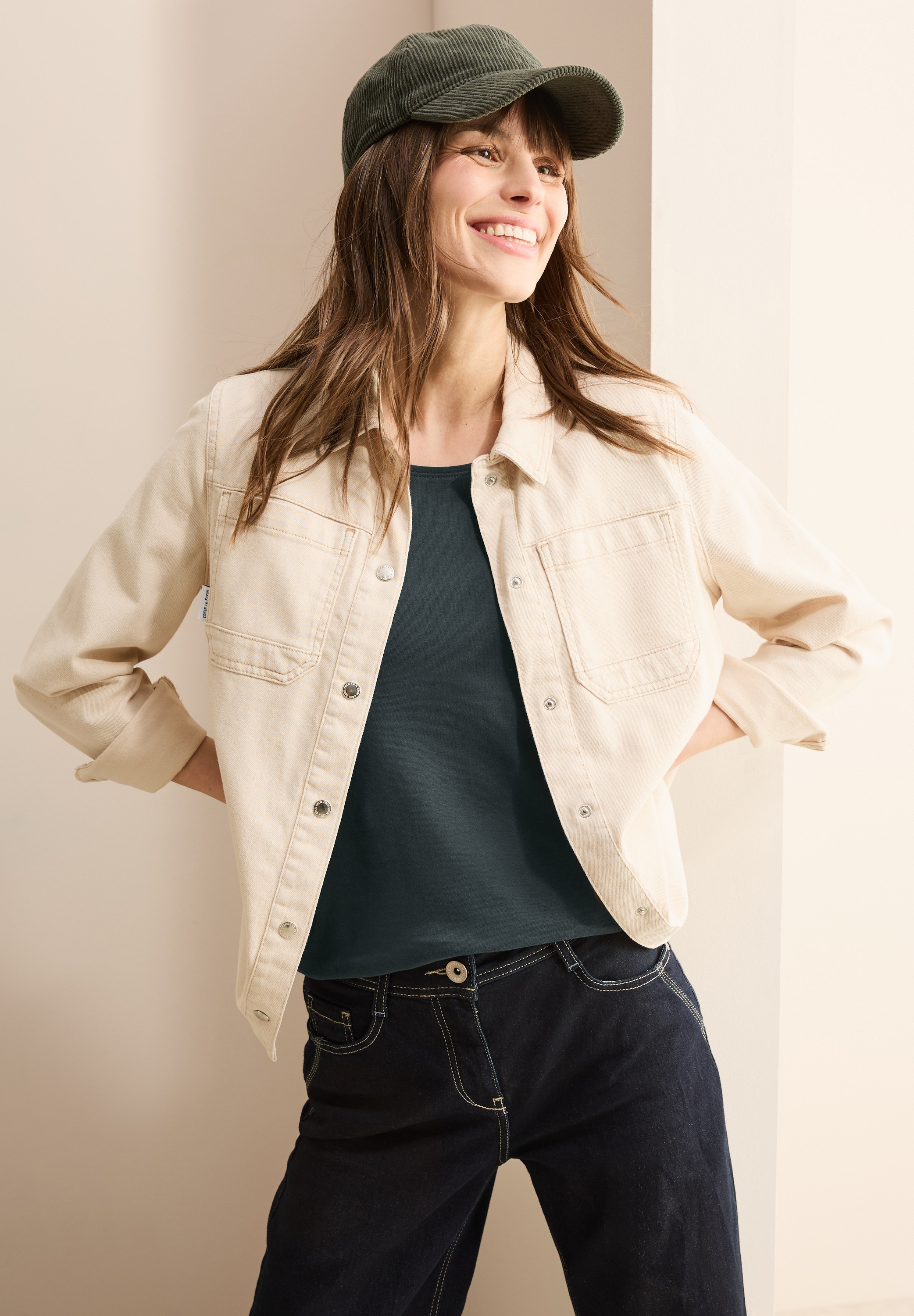 Cecil T-Shirt »Style Lena«, mit klassischem Rundhalsausschnitt
