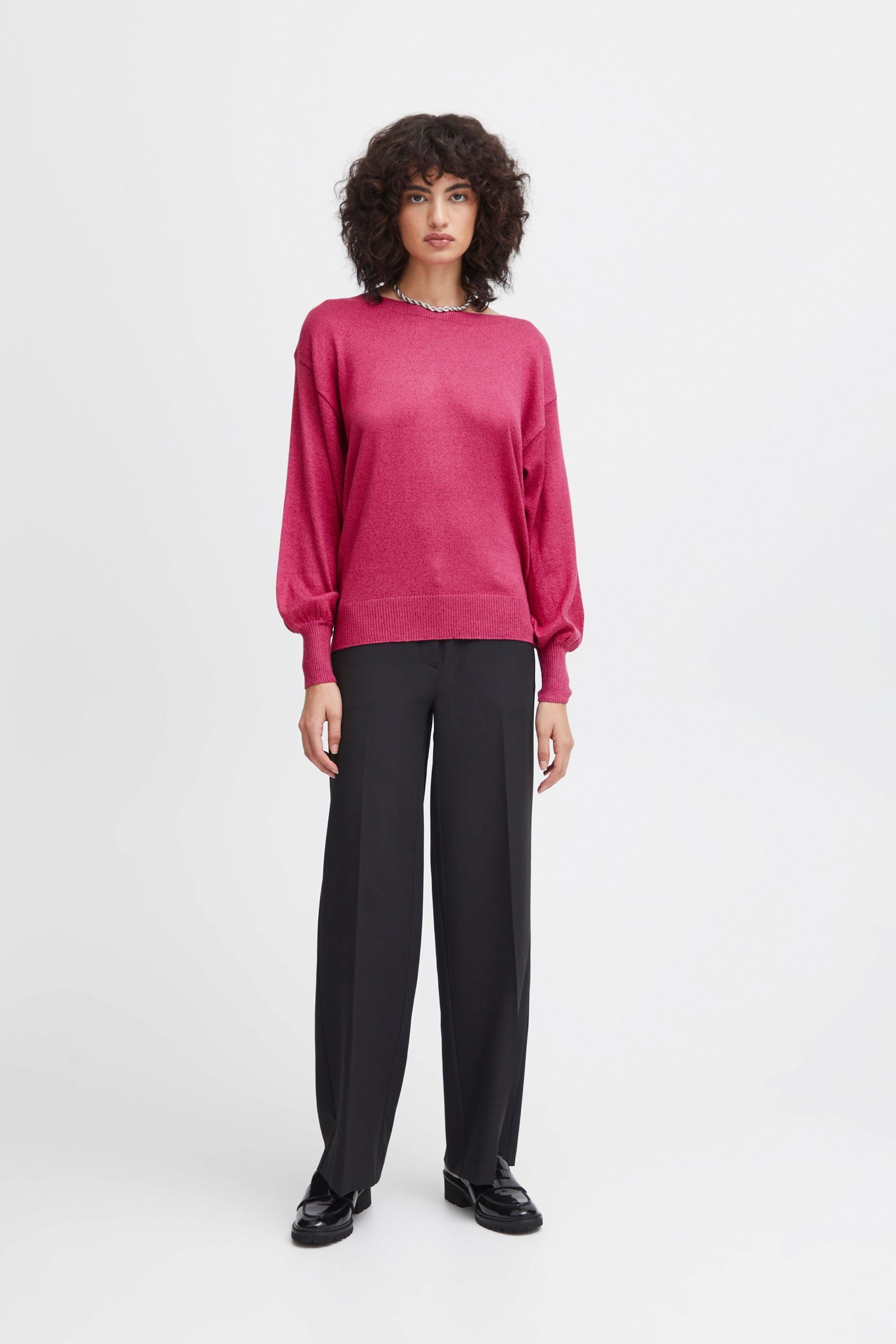Ichi Strickfleece-Pullover »Strickpullover IHMopaz«