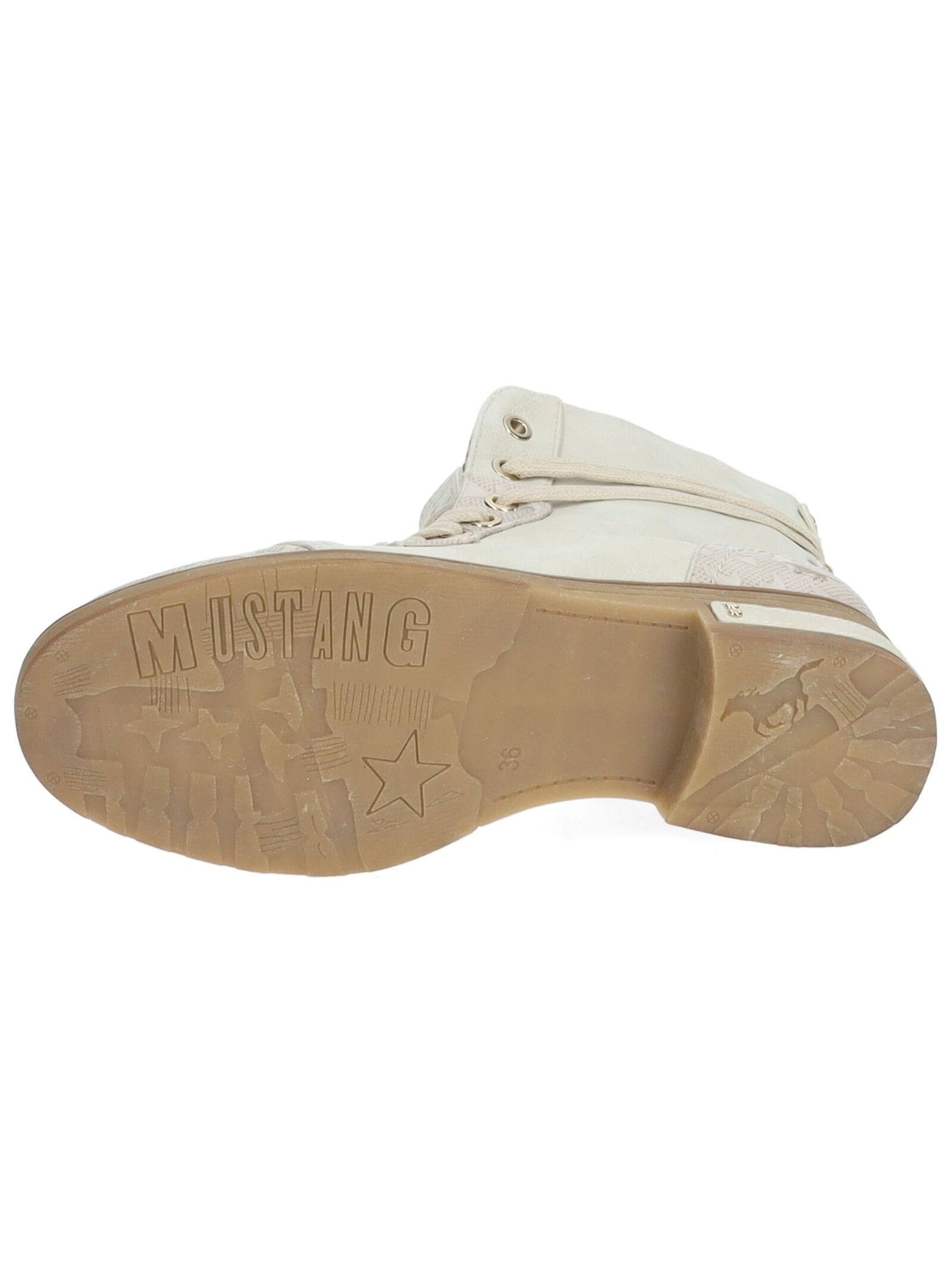 Mustang Shoes Schnürstiefelette »Mustang Shoes Stiefelette Lederimitat«