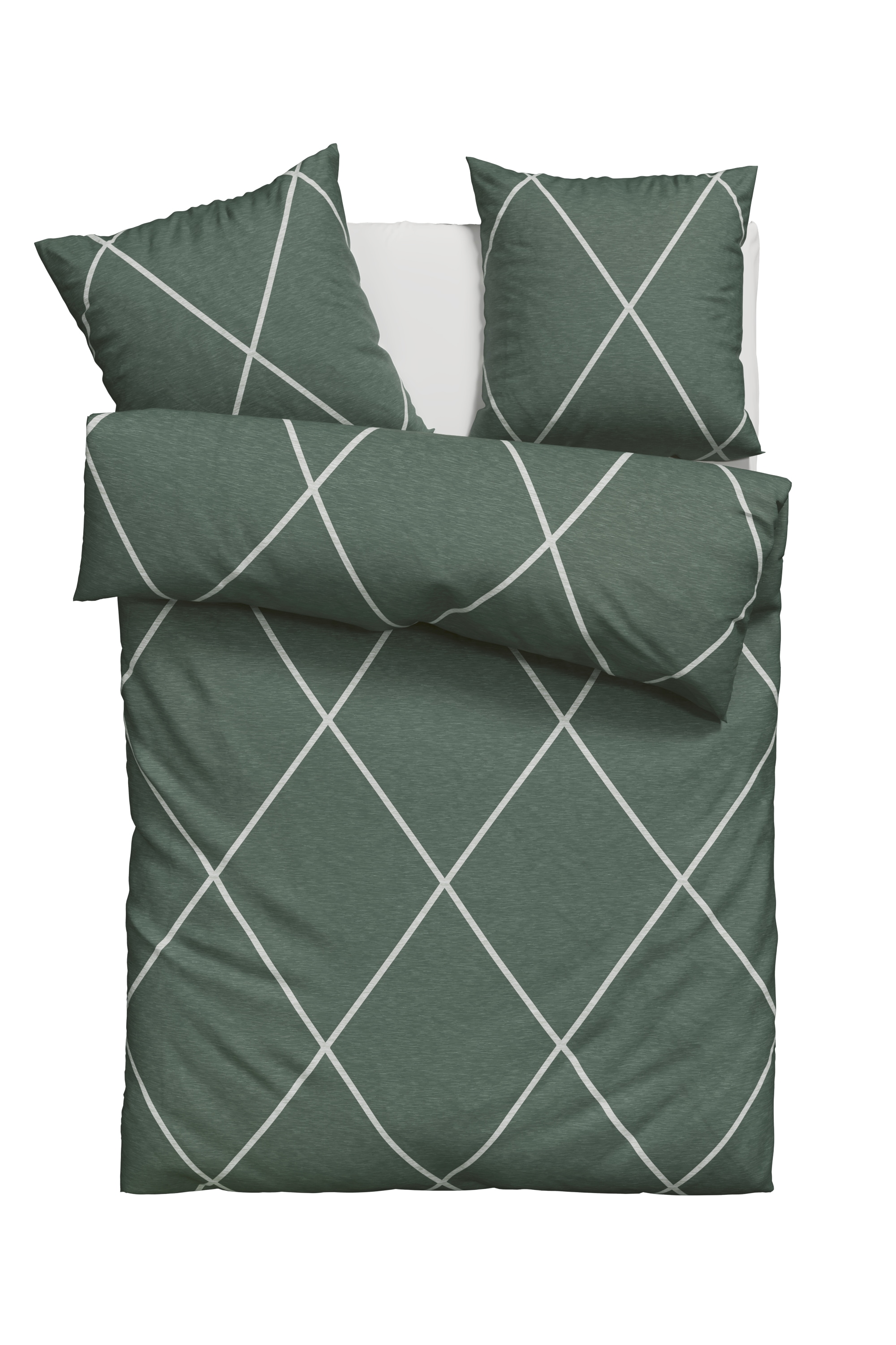 Leonique Bettwäsche "Belle" 2 Stk. tlg. Renforcé Qualität, Reißverschluss günstig online kaufen