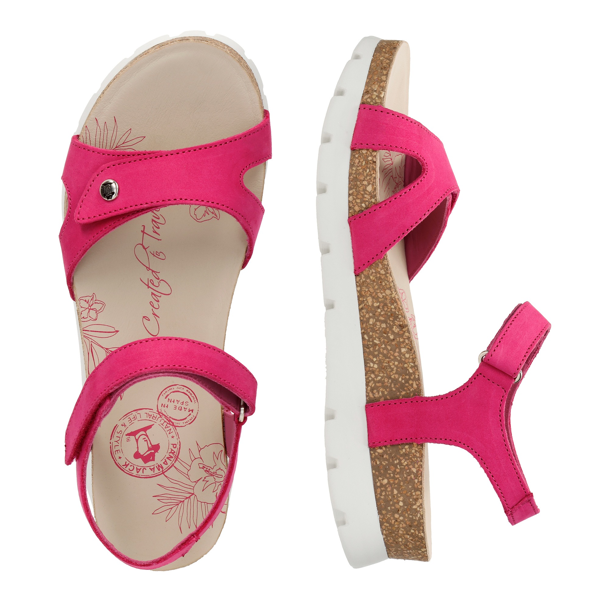 Panama Jack Sandale »Sulia«, Sommerschuh, Sandalette, Urlaubschuh mit Klettverschlüssen