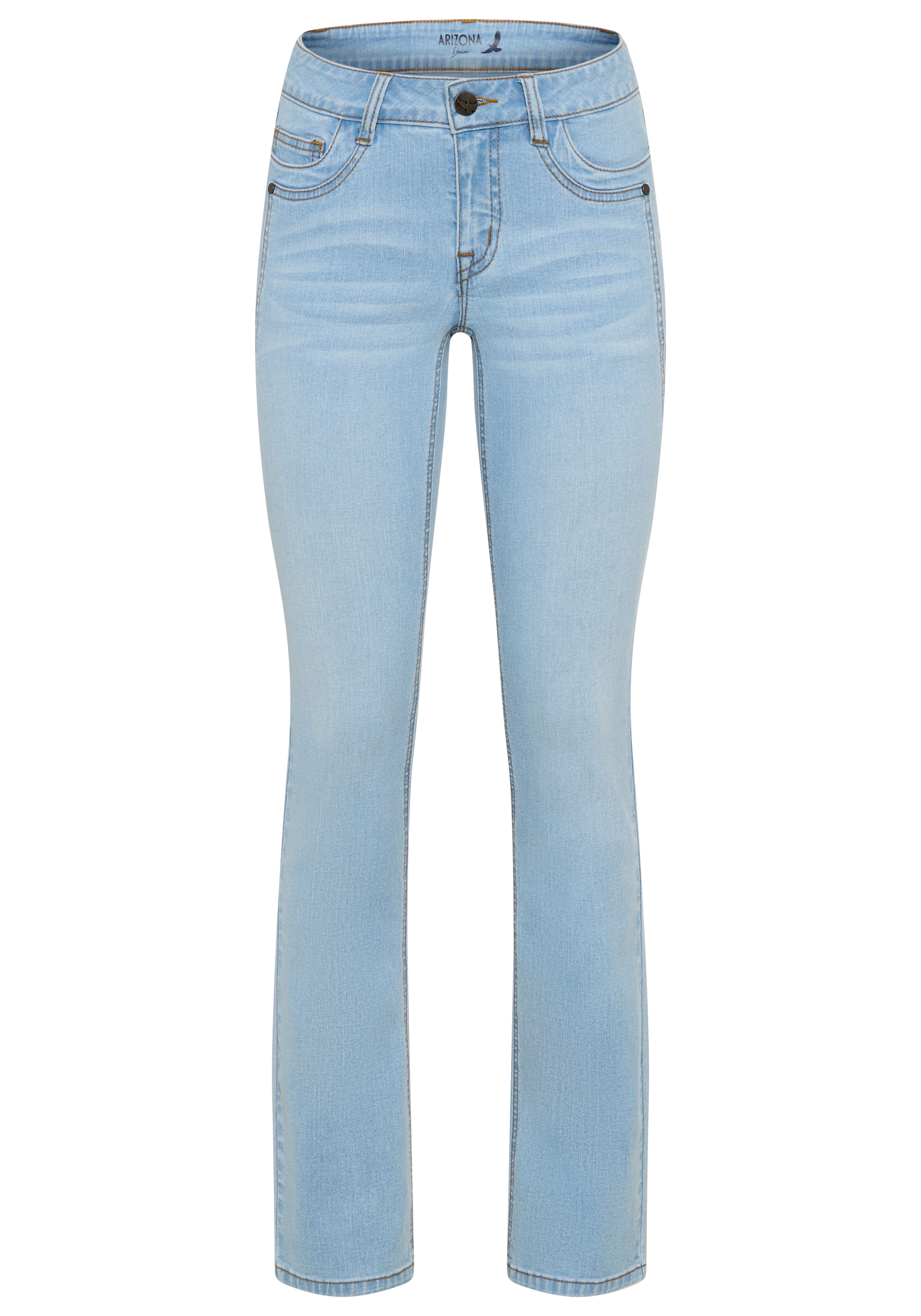 Arizona Comfort-fit-Jeans »mit Keileinsätzen«, niedrige Leibhöhe