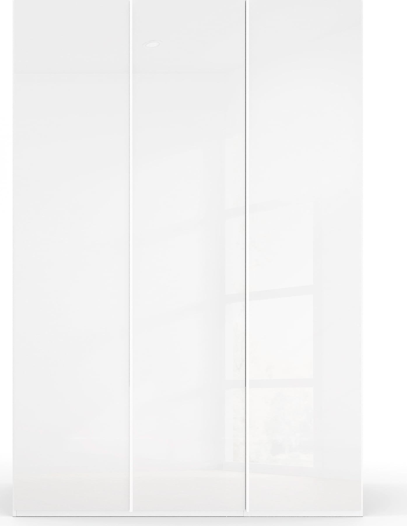 rauch Drehtürenschrank »Skat Meridian«, Glasfront, inkl. Innenspiegel und 4 Innenschubladen
