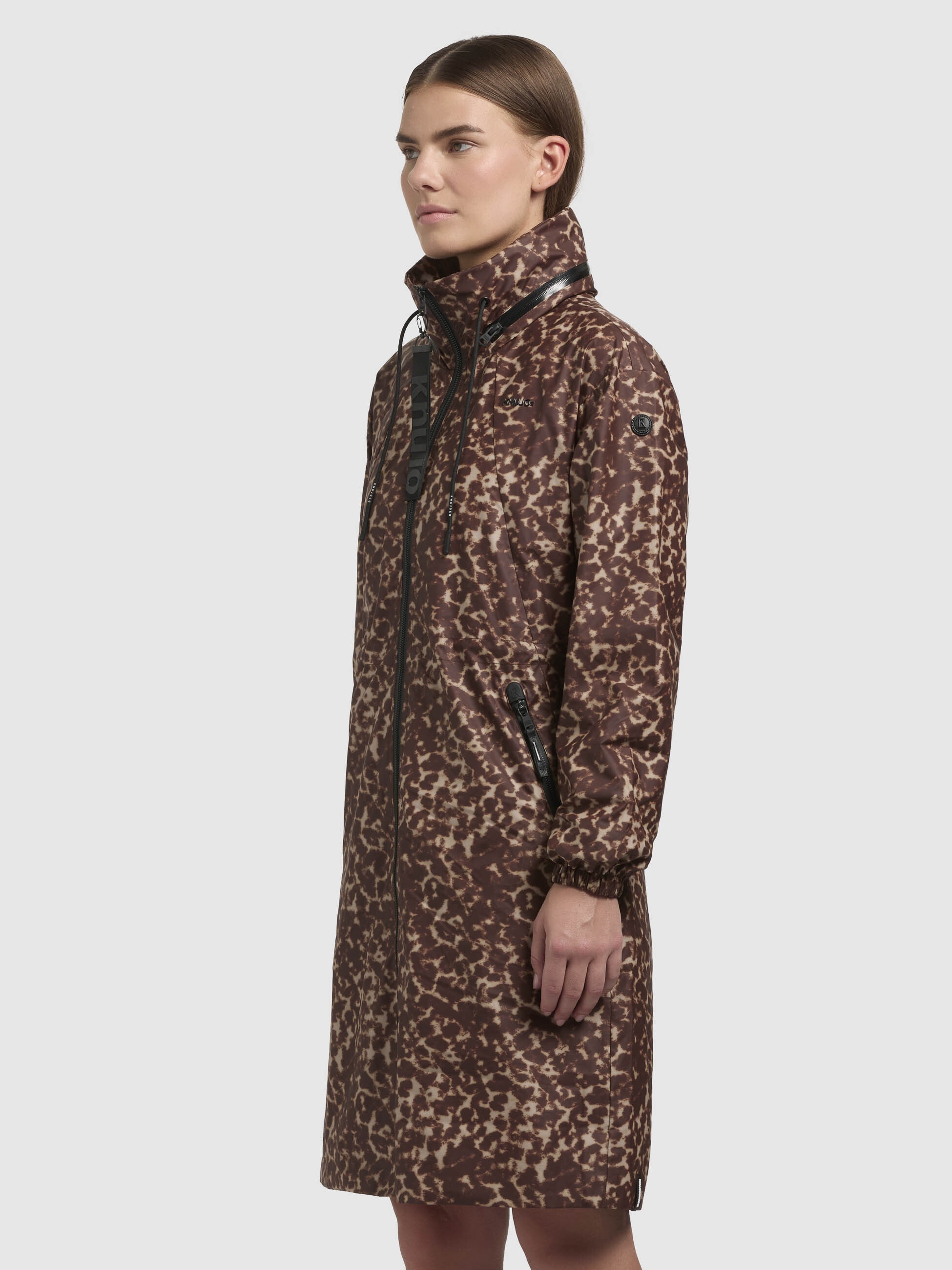 khujo Kurzmantel »ERTHE LEO PRINT«