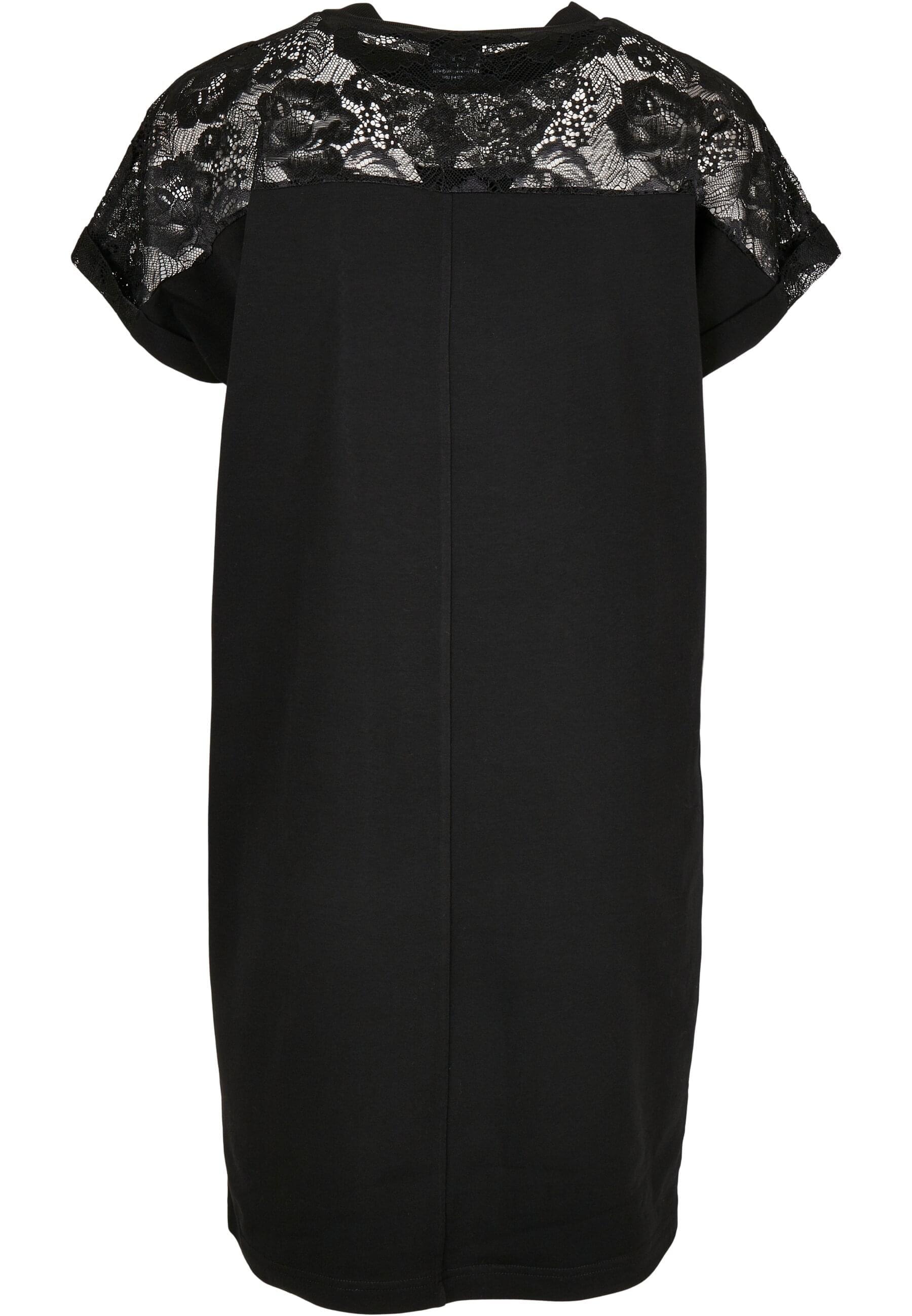 URBAN CLASSICS Shirtkleid »Urban Classics Damen Ladies Lace Tee Dress«, (1 tlg.)