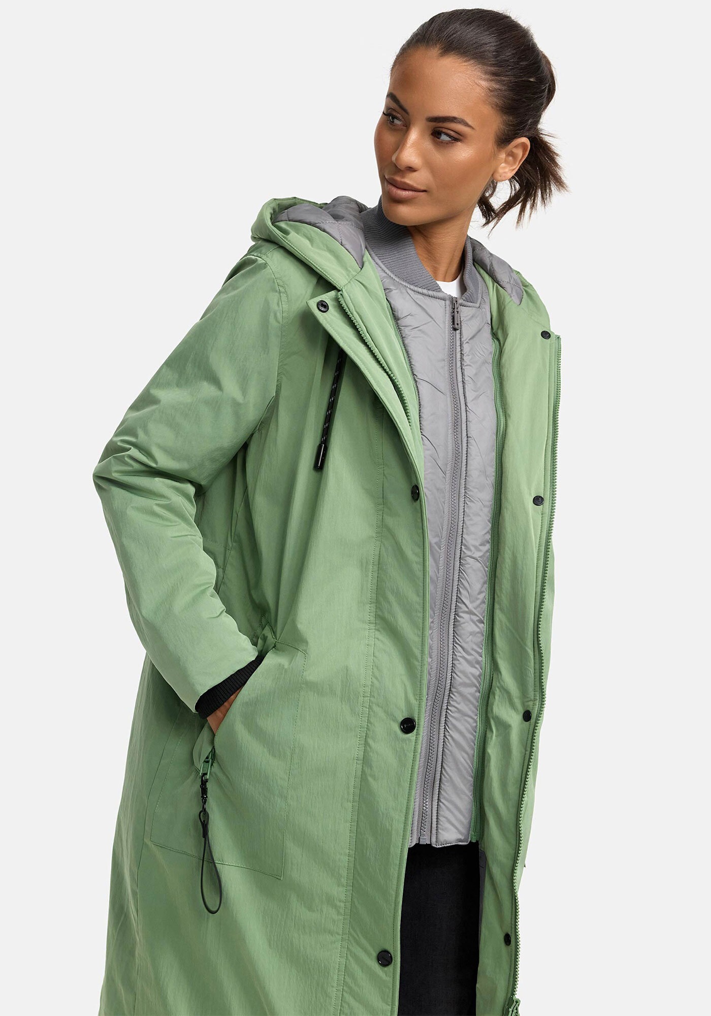 Marikoo Winterjacke »Ledalaa«, mit großer Kapuze