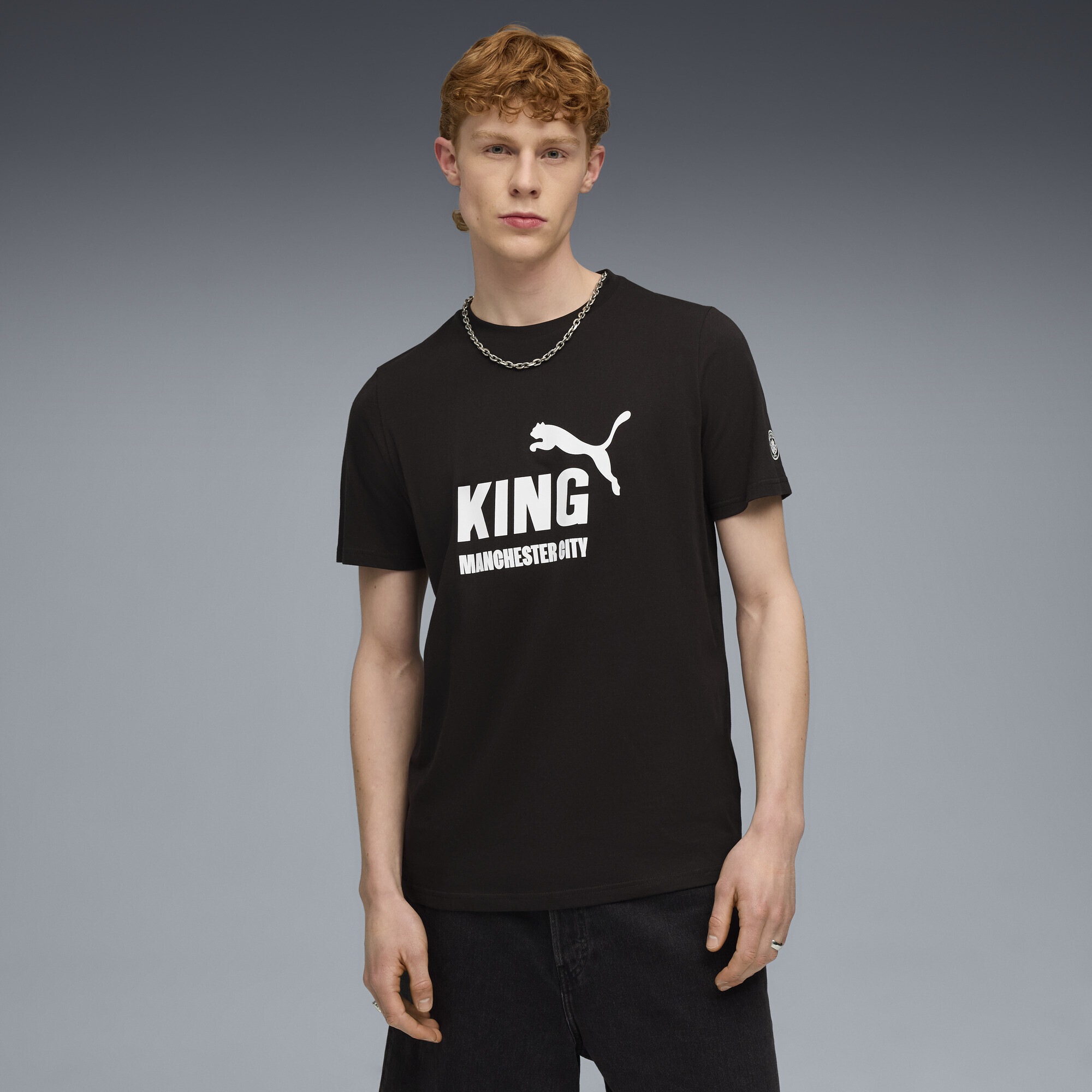 PUMA T-Shirt »Manchester City KING Logo T-Shirt Herren«