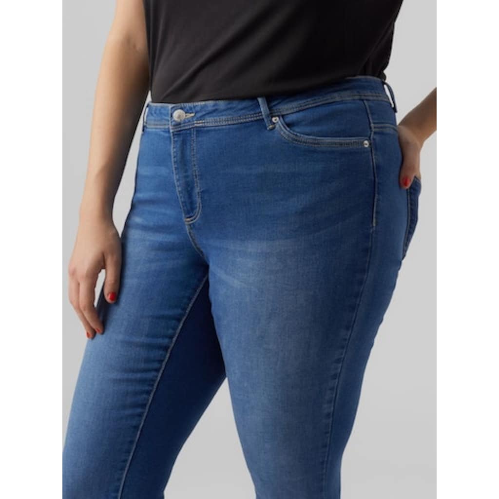 Vero Moda Curve Slim-fit-Jeans »VMFANYA SLIM JEANS VI3312 GA CUR NOOS«