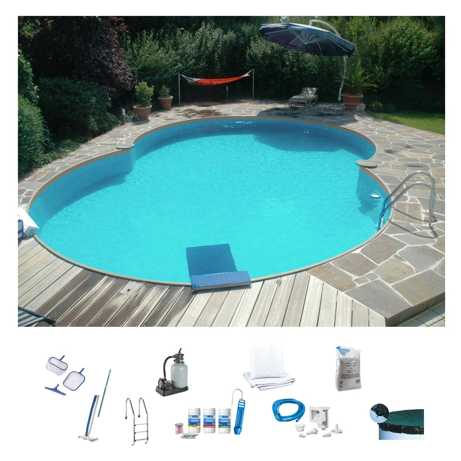my POOL BWT Achtformpool "LAGOON 3" BxLxH: 320x525x150 cm günstig online kaufen