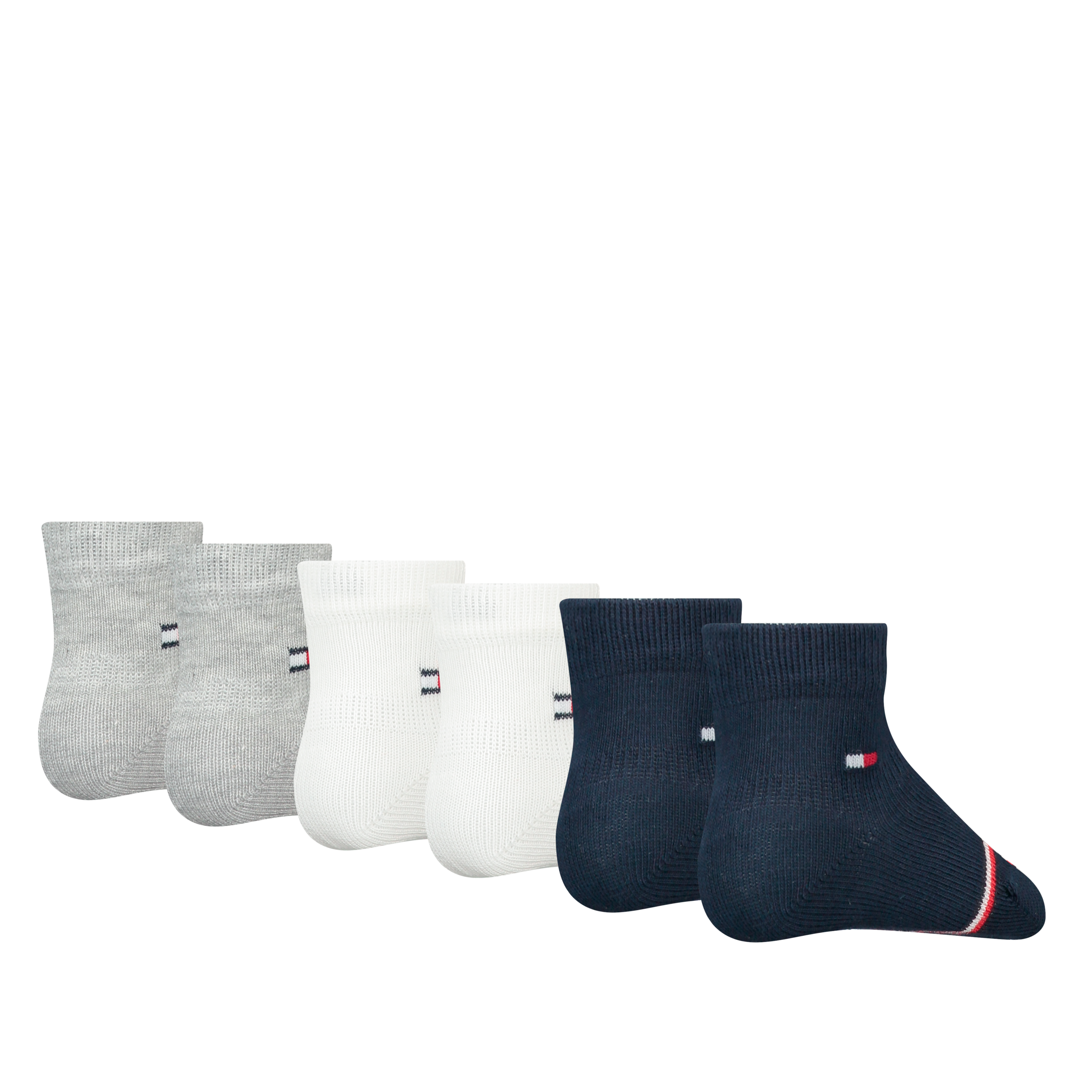 Tommy Hilfiger Socken »TH BABY SOCK 6P ECOM«, (6er-Pack), mit ikonischen Streifenakzenten