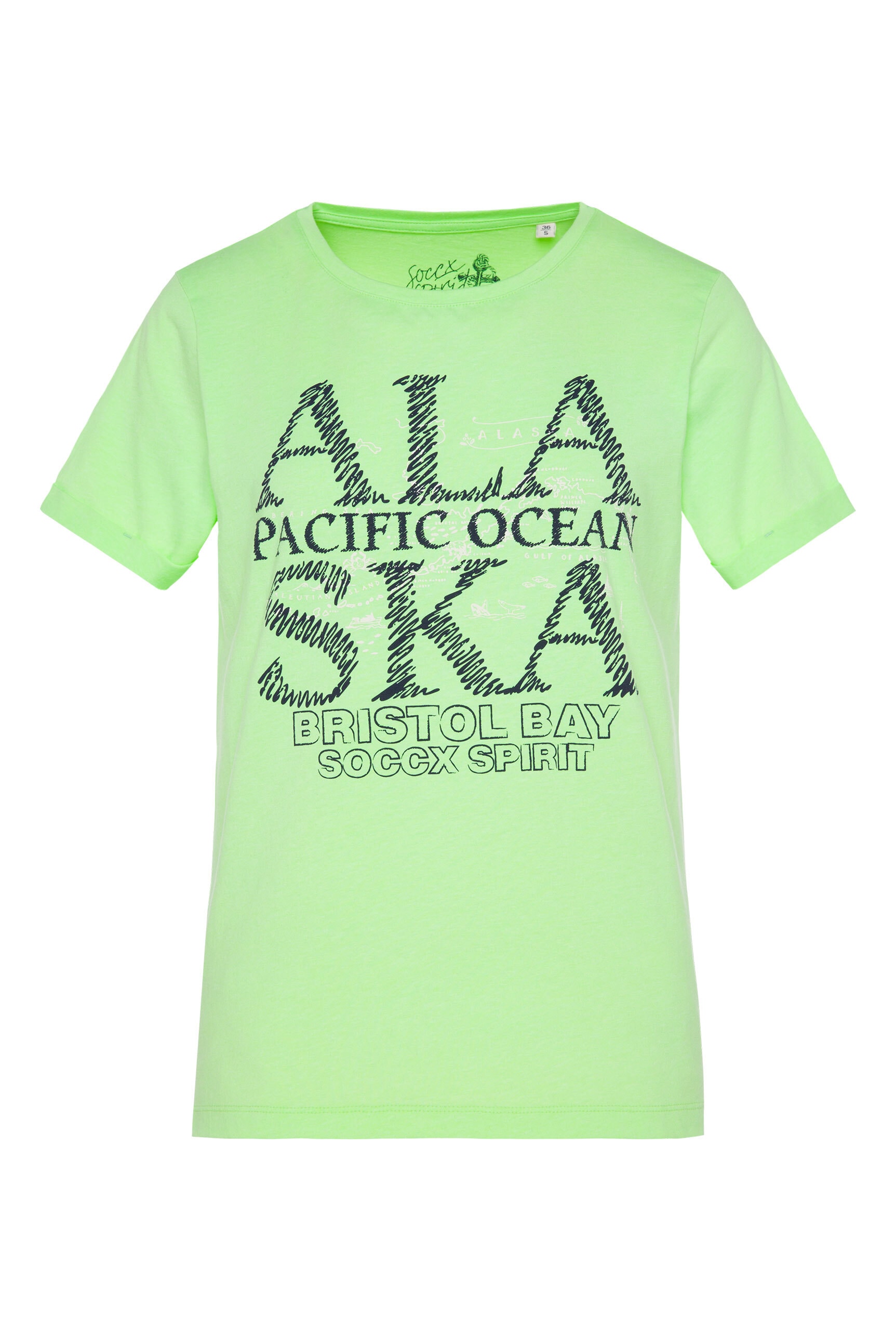 SOCCX Rundhalsshirt mit Baumwolle