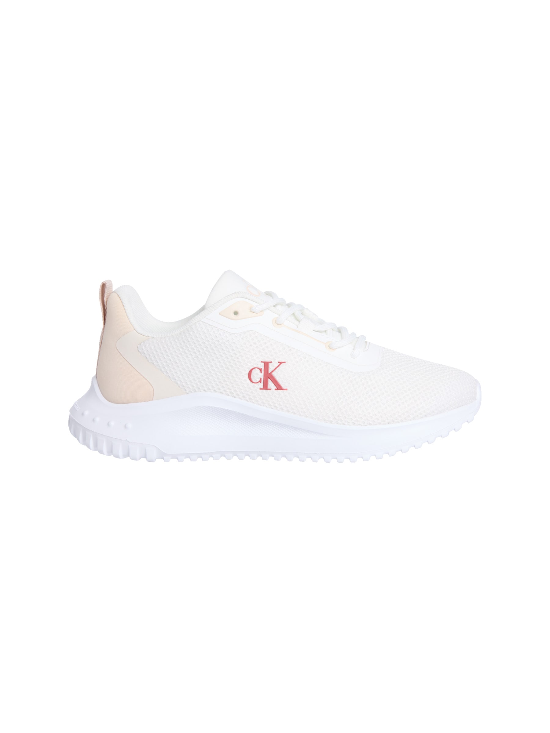 Calvin Klein Jeans Sneaker »EVA RUNNER L-UP MIX MESH LOGO CK«, Schnürschuh, Freizeitschuh, Halbschuh mit CK Logo an der Seite