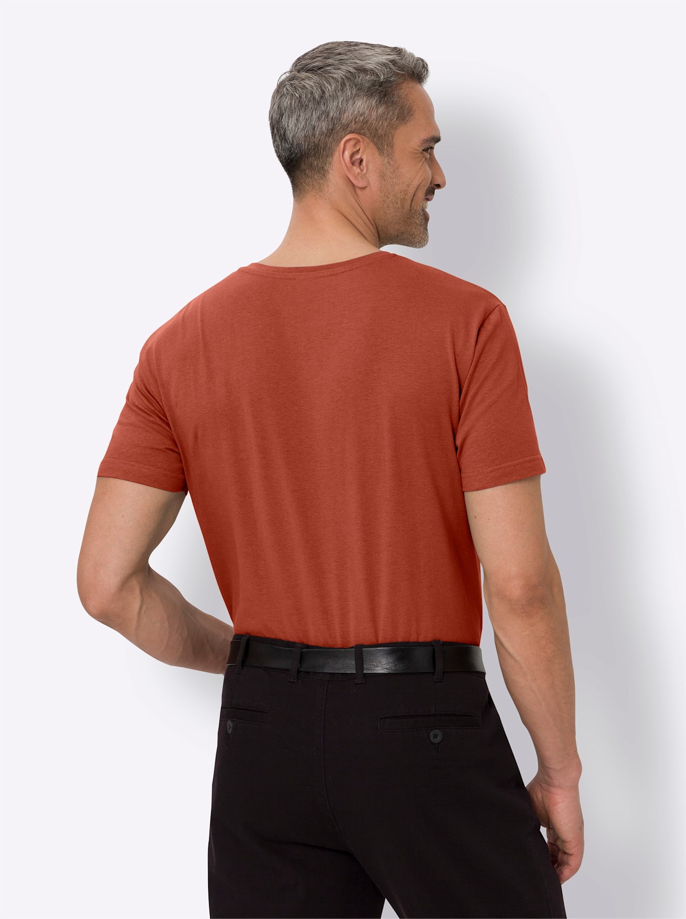 Classic Rundhalsshirt »Rundhals-Shirt«, (1 tlg.)