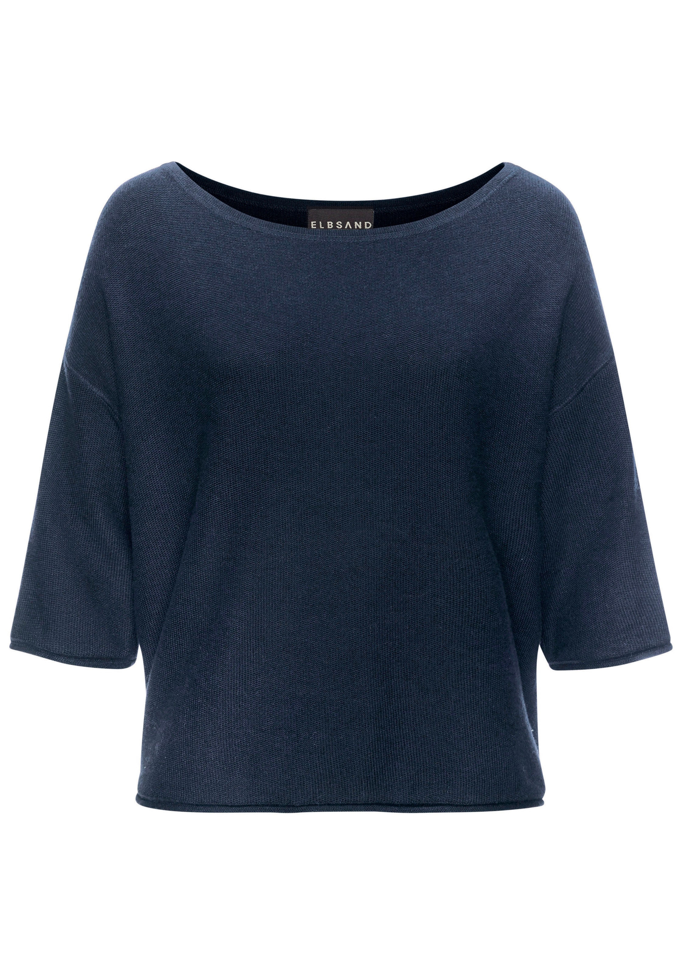 Elbsand 3/4-Arm-Shirt mit U-Boot Ausschnitt, Loungewear günstig online kaufen