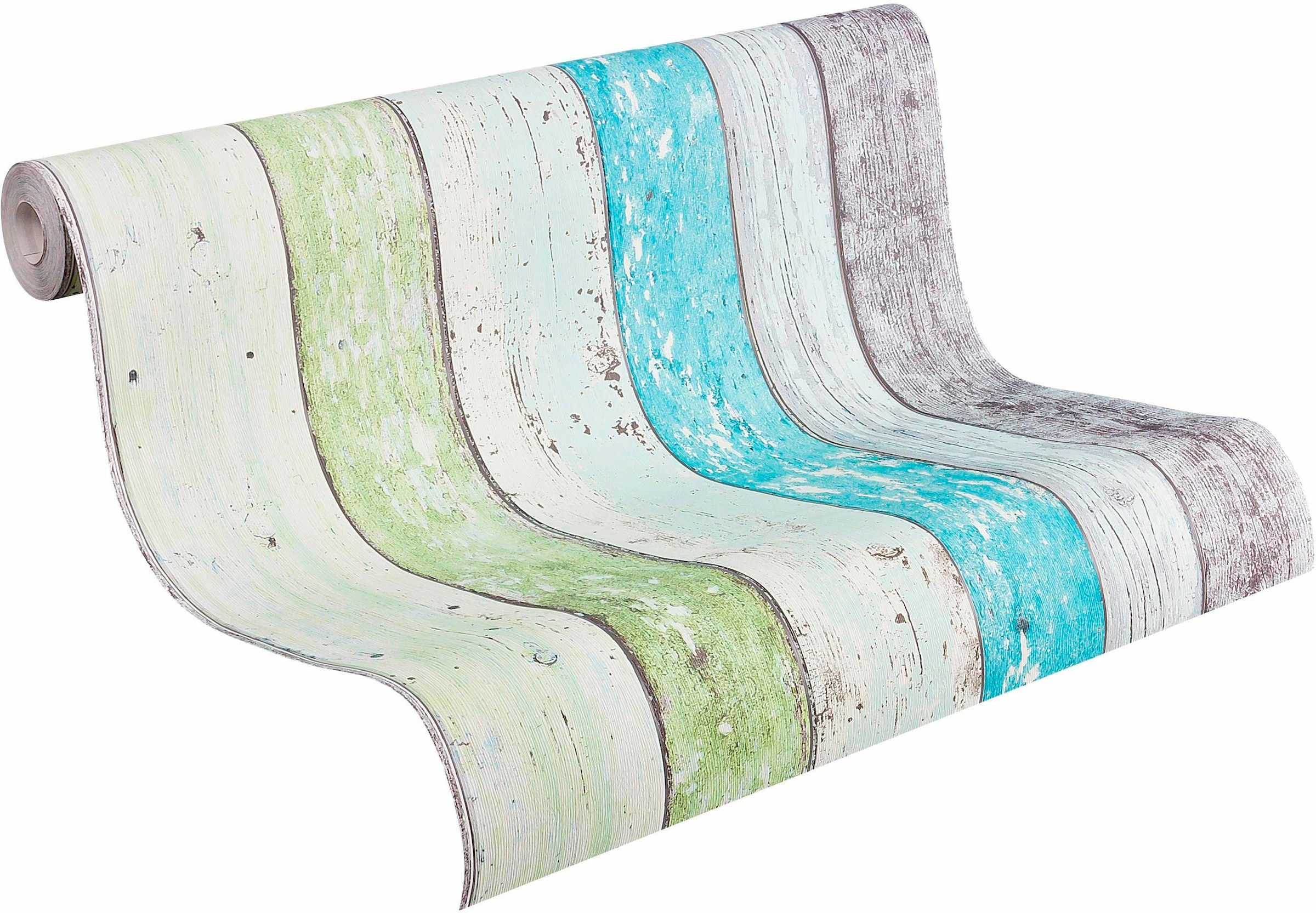 living walls Vliestapete »Best of Wood`n Stone 2nd Edition« Holz Landhaus Tapete Holzoptik