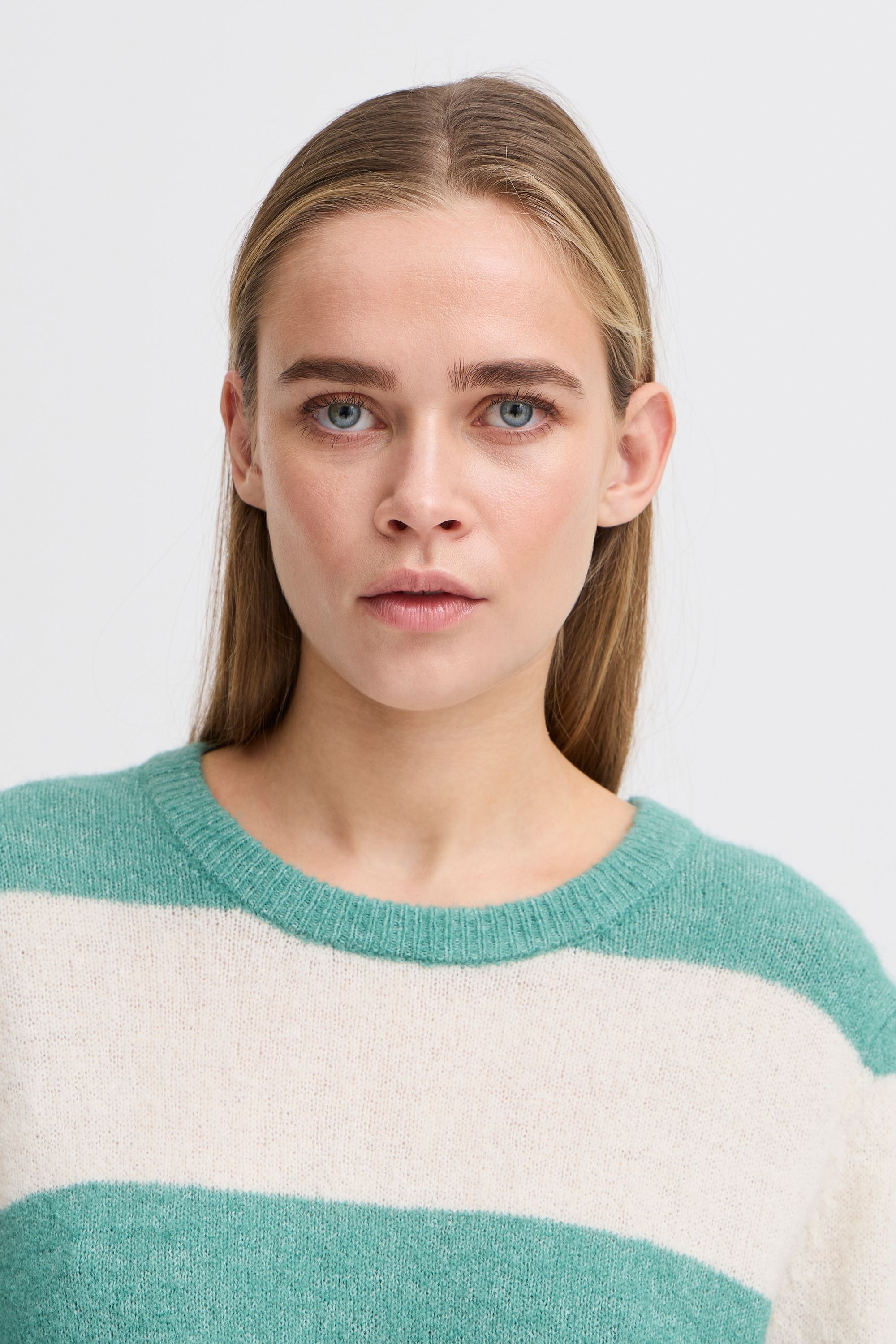 Ichi Strickpullover »Strickpullover IHDUSTY LS STRIPE«