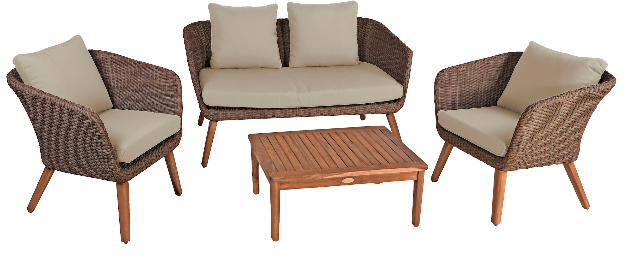 Garden Pleasure Gartenlounge-Set »ARONA«, (4 tlg.)