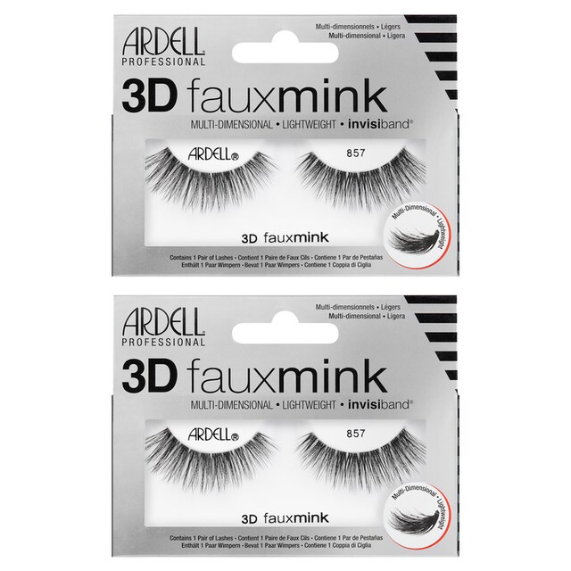 Black Friday ARDELL Bandwimpern »3D Faux Mink 857«, (Packung, 2 tlg.), aus  seidigem Synthetik | BAUR