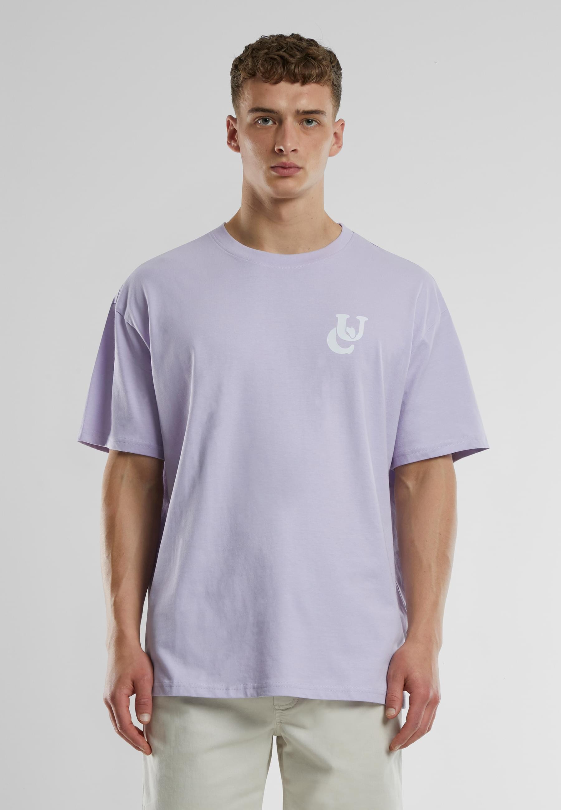 URBAN CLASSICS T-Shirt »Urban Classics UC Weavy Logo Heavy Oversized Tee«, (1 tlg.)