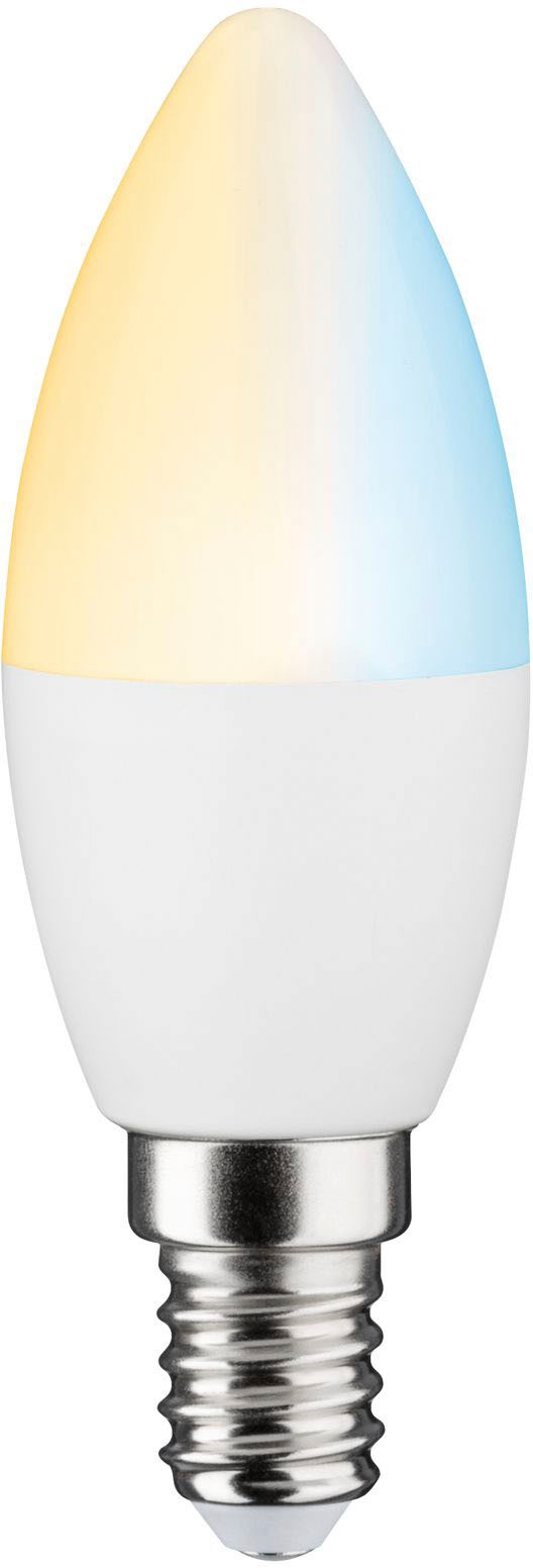 Paulmann LED-Leuchtmittel »Smart Home Zigbee Kerze 5 W Matt E14 2.700 - 6.500K«, E14, 1 St., Warmweiß, Tunable White