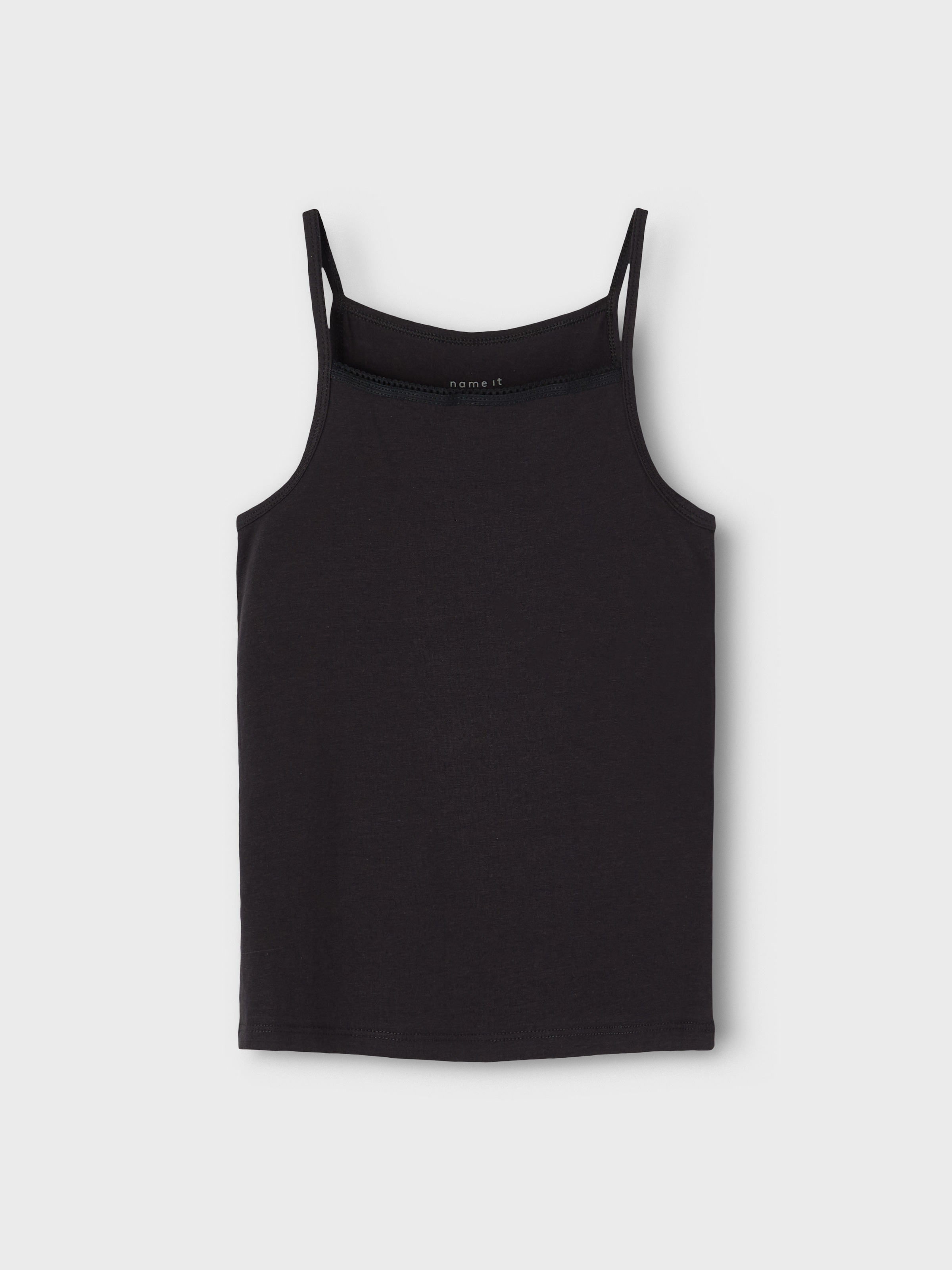 Name It Unterhemd »NKFSTRAP TOP 4P BLACK WHITE SOLID NOOS«, (Packung, 4 St.)
