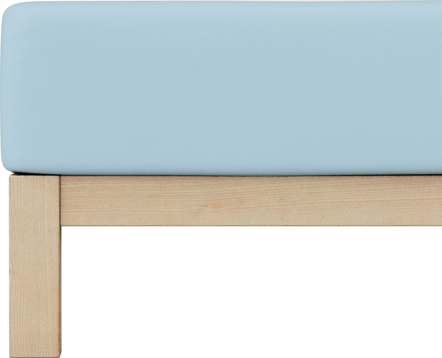 Schlafgut Spannbettlaken »PURE Bio-Baumwolle mit Elasthan, dehnbar blickdicht, straff, Bettlaken«, PREMIUM Laken für Matratzen bis 30cm Höhe, in 90x200, 140x200, 180x200