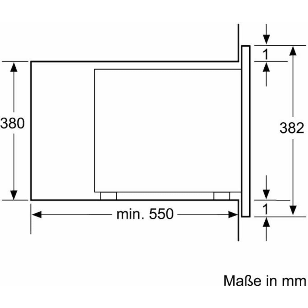 NEFF Einbau-Mikrowelle »N 50 HLAWD53N0«, Mikrowelle, 900 W