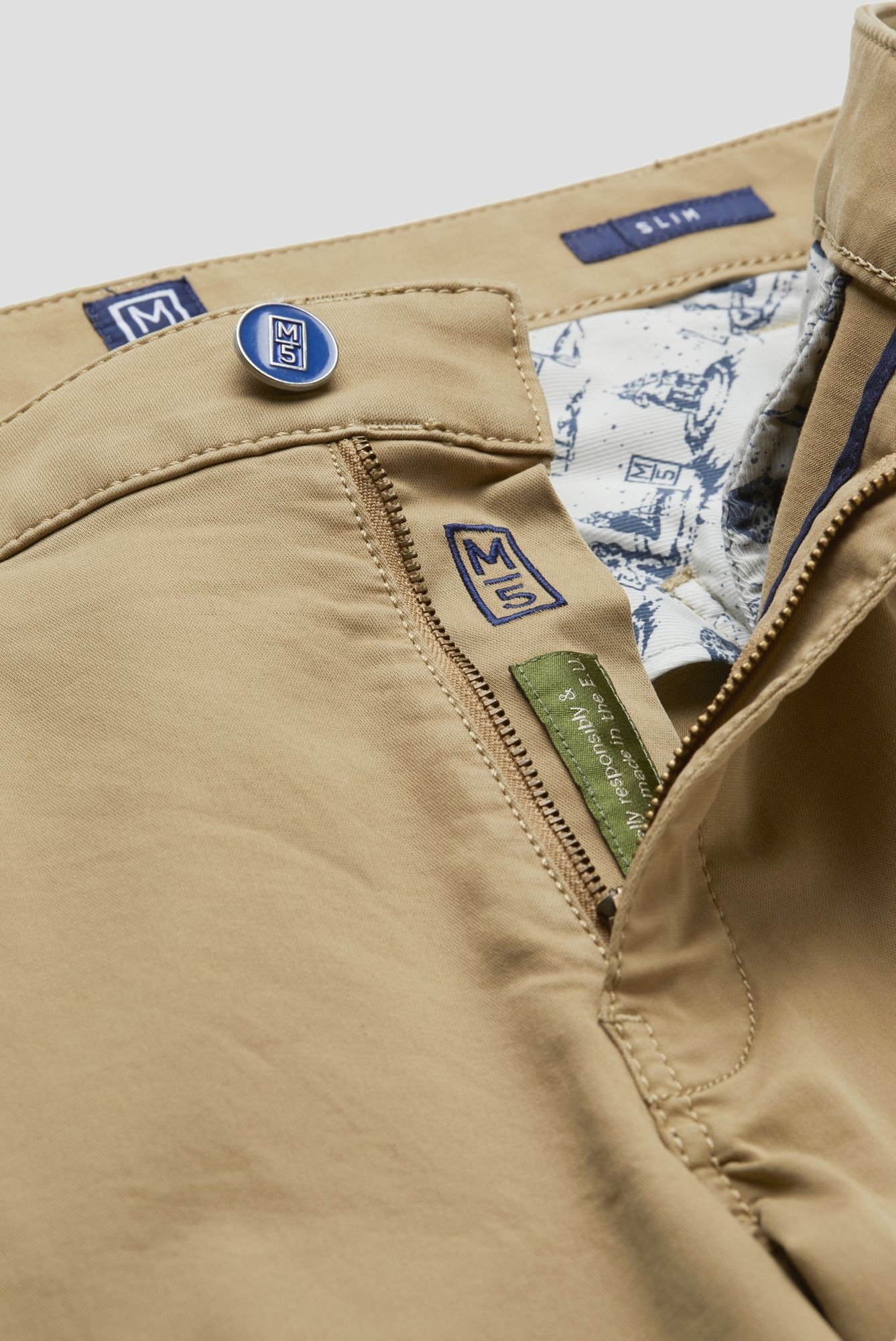 MEYER Stoffhose »M5 Slim«, Five-Pocket