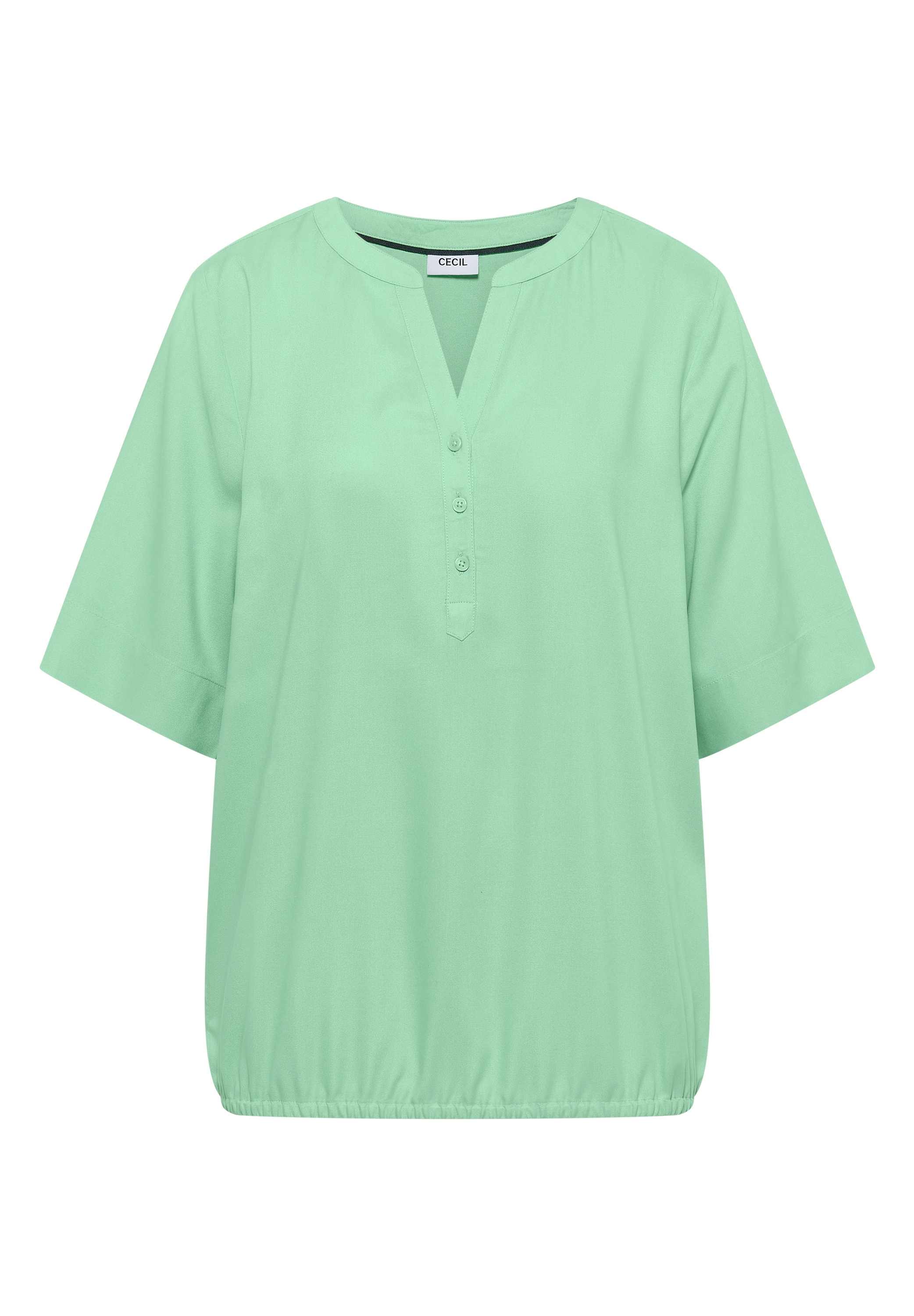 Cecil Klassische Bluse mit femininem V-Ausschnitt