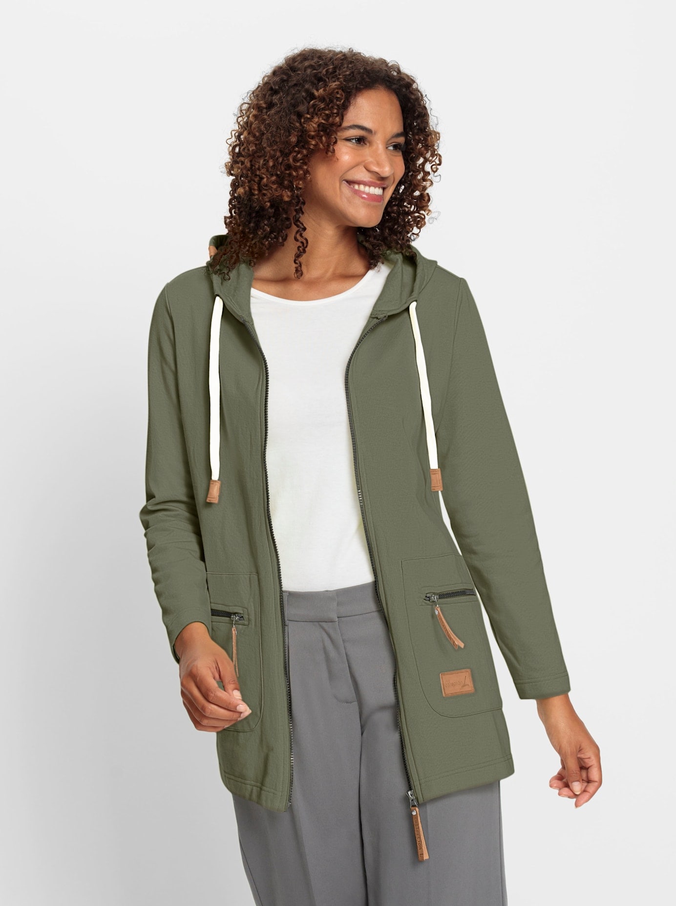 Casual Looks Shirtjacke »Sweatjacke«