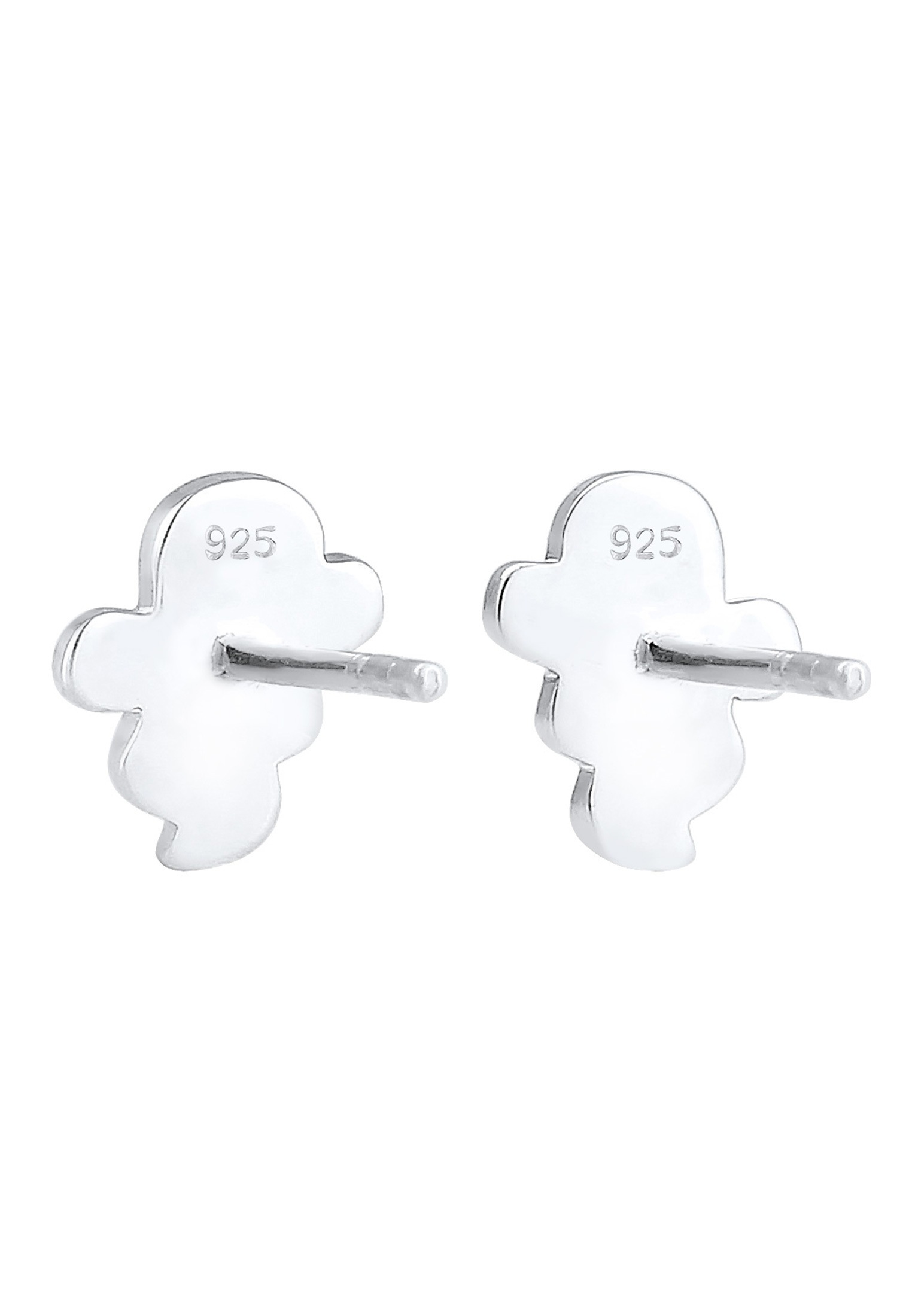 Elli Paar Ohrstecker »Ohrstecker Geist Halloween Emaille 925 Sterling Silber«