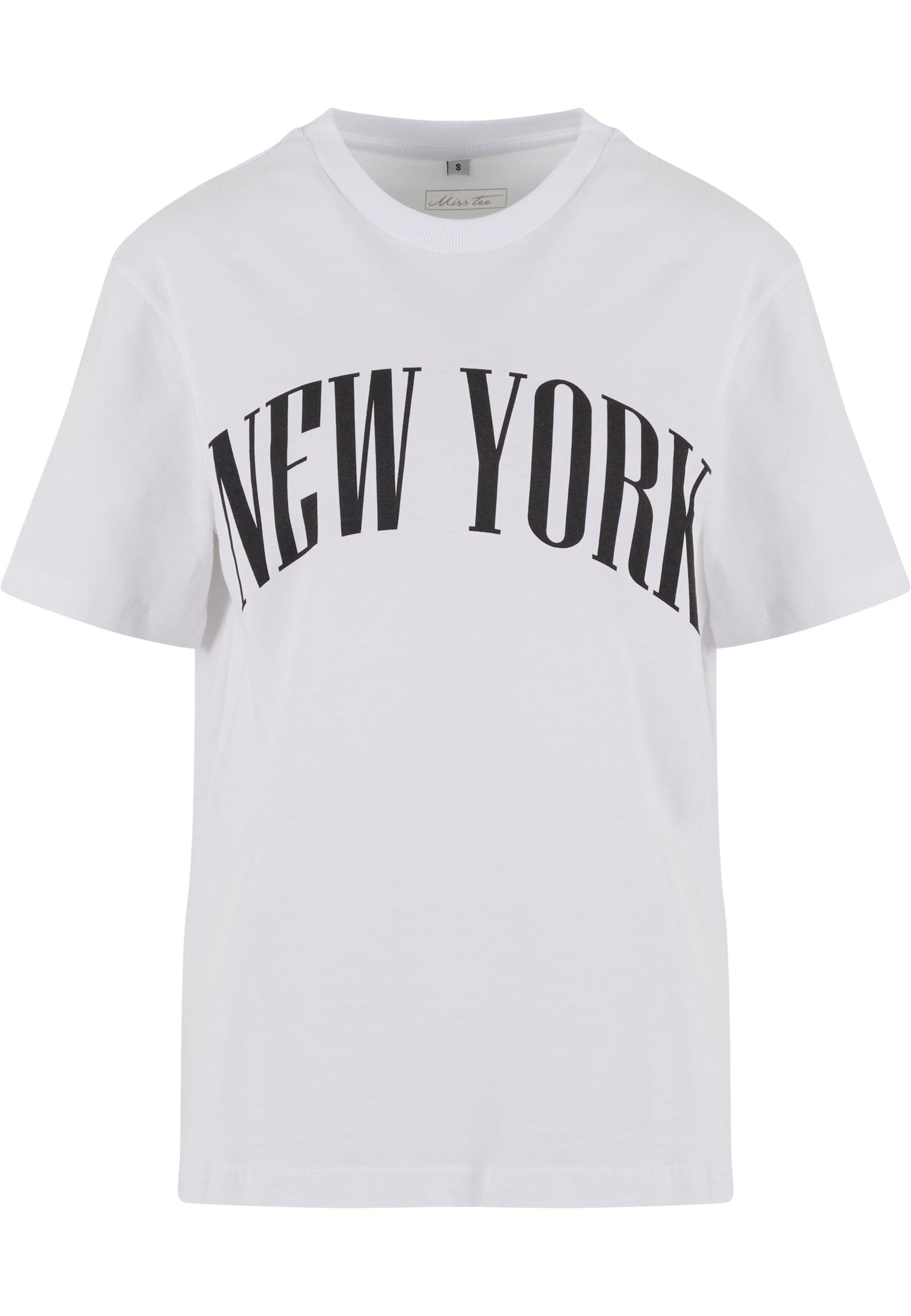 Miss Tee T-Shirt "Miss Tee New York City Wording Tee" 1 Stk. tlg. günstig online kaufen