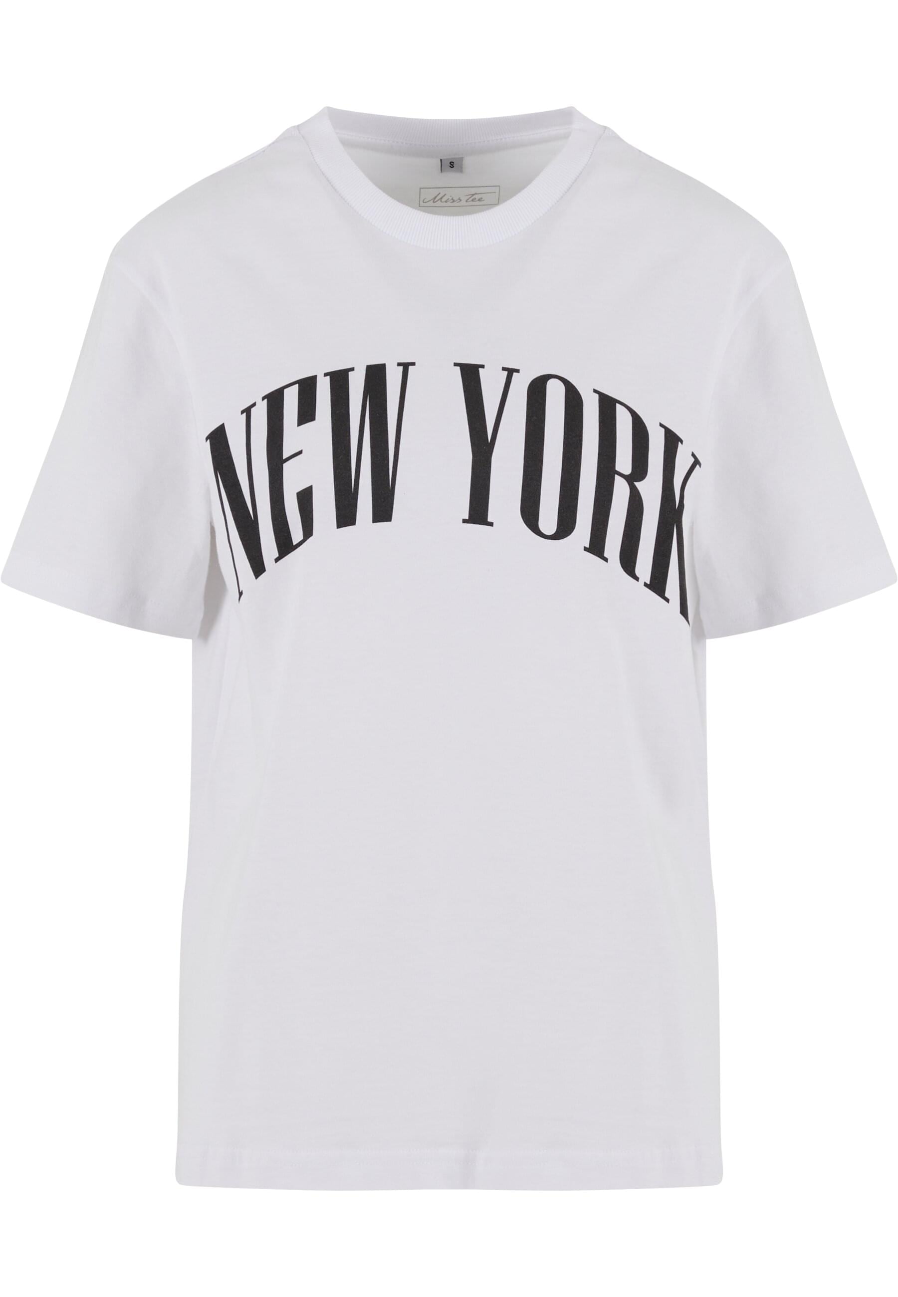 Miss Tee T-Shirt "Miss Tee New York City Wording Tee" 1 Stk. günstig online kaufen