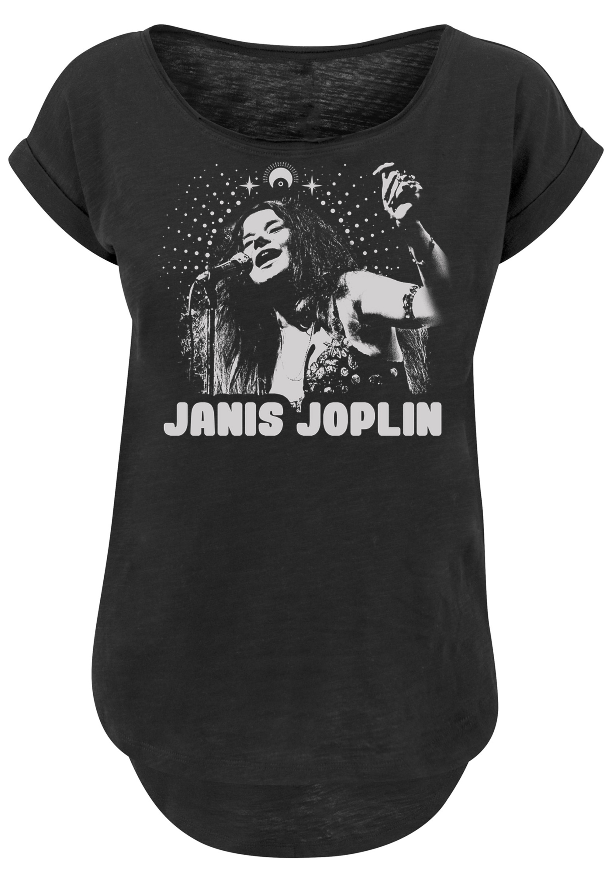 F4NT4STIC T-Shirt »Janis Joplin Spiritual Mono'«, Print