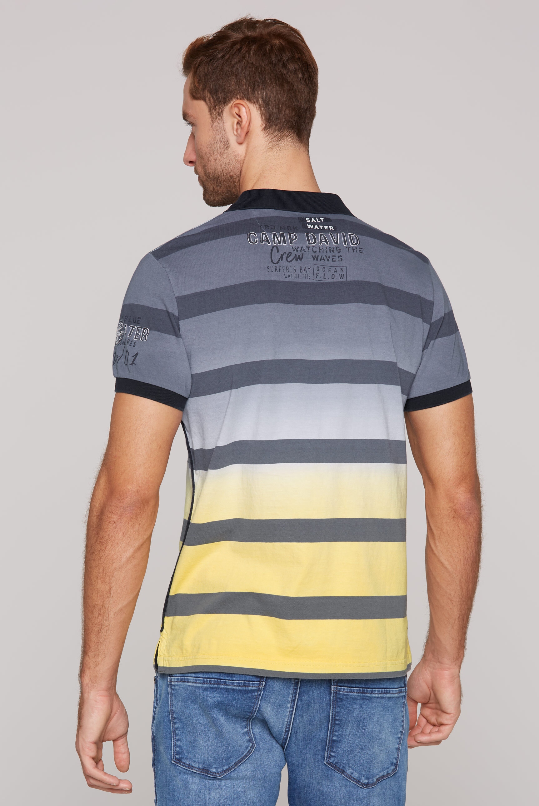 CAMP DAVID Poloshirt, aus Baumwolle