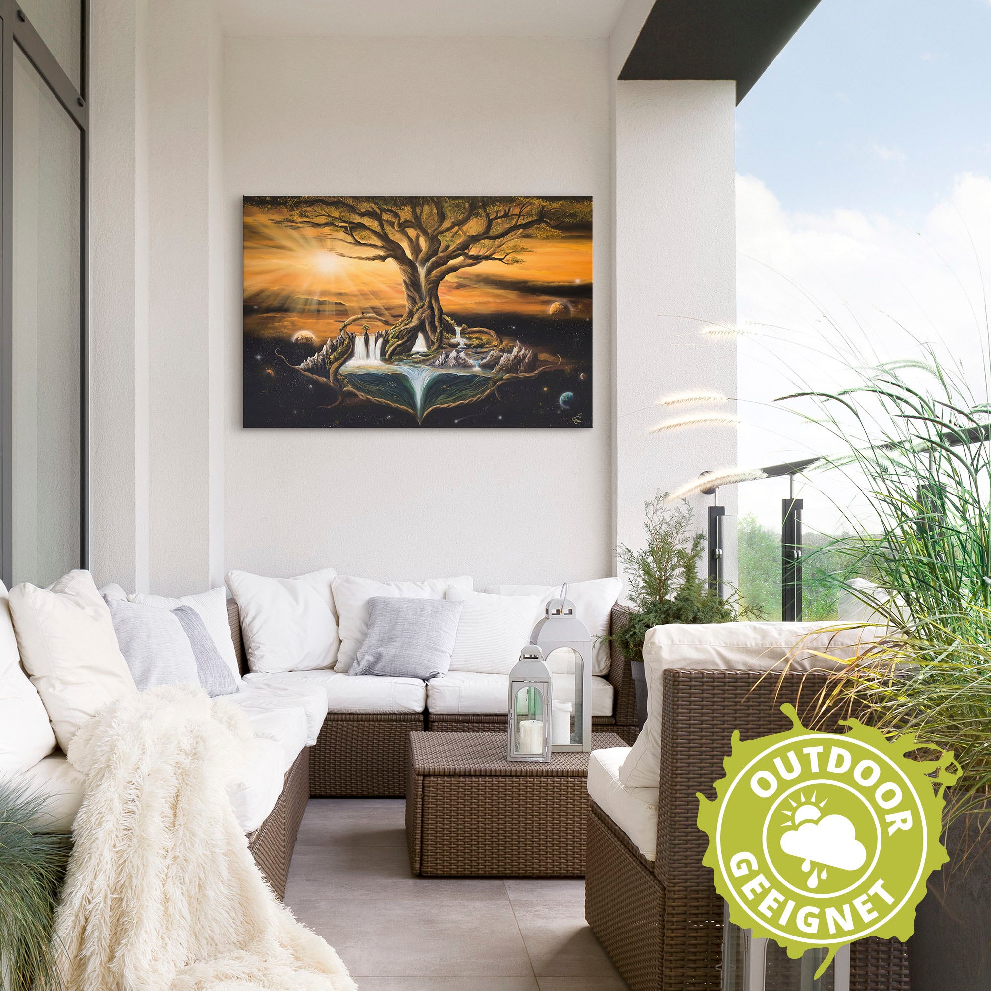 Artland Wandbild »Der Traum der Welten«, Landschaften, (1 St.), als Alubild, Outdoorbild, Poster, Wandaufkleber in verschied. Größen