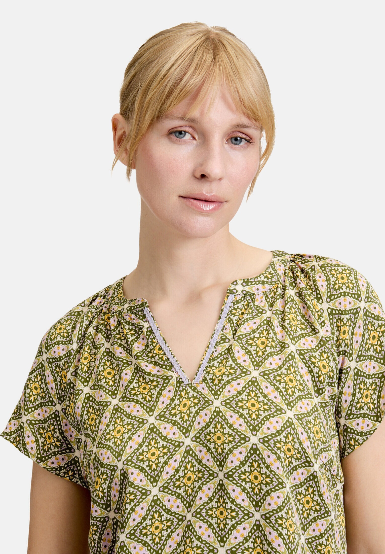 Cartoon Shirtbluse »Damen mit Muster«