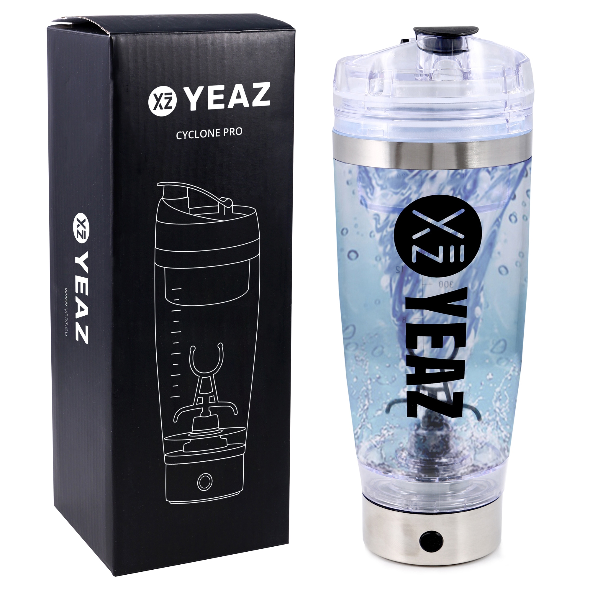 YEAZ Trinkflasche »Elektrischer Mixer USB 600ml CYCLONE PRO«