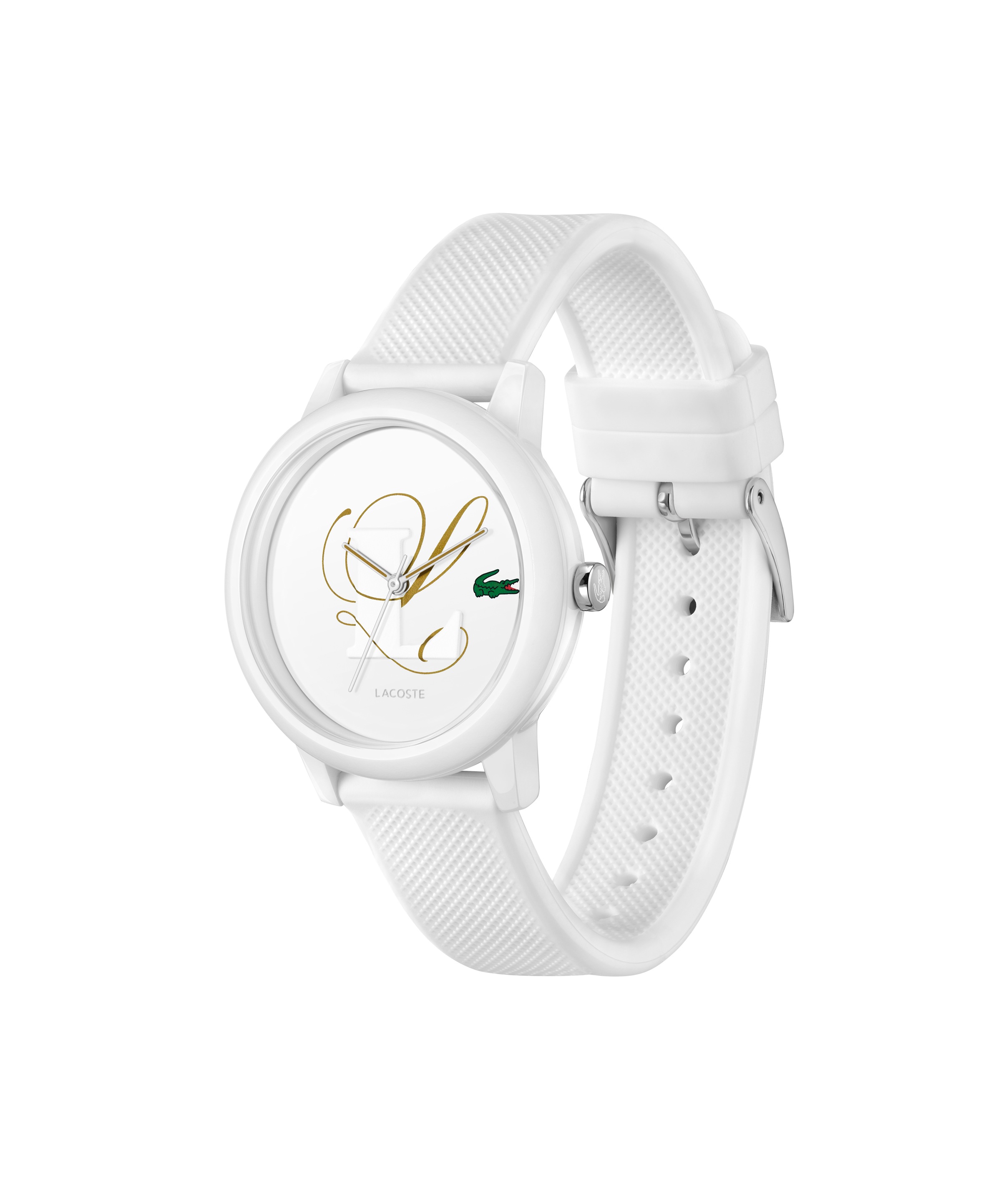 Lacoste Quarzuhr »LACOSTE.12.12« Armbanduhr, Damenuhr, Herrenuhr, Silikonarmband, analog