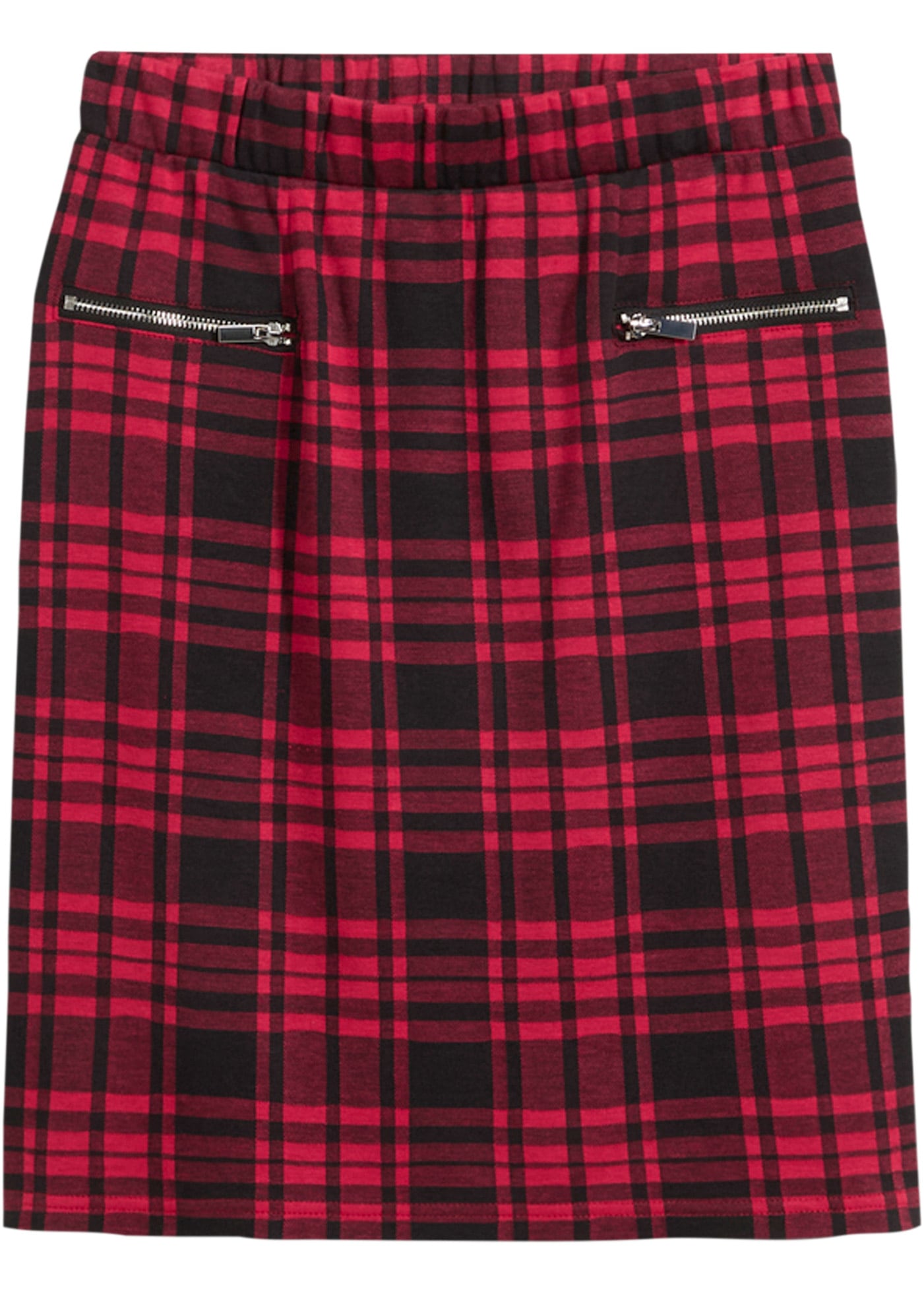 bonprix Jerseyrock »Jersey-Rock« aus Polyester, Viskose und Elasthan, Minirock-Länge, mit Gummizug