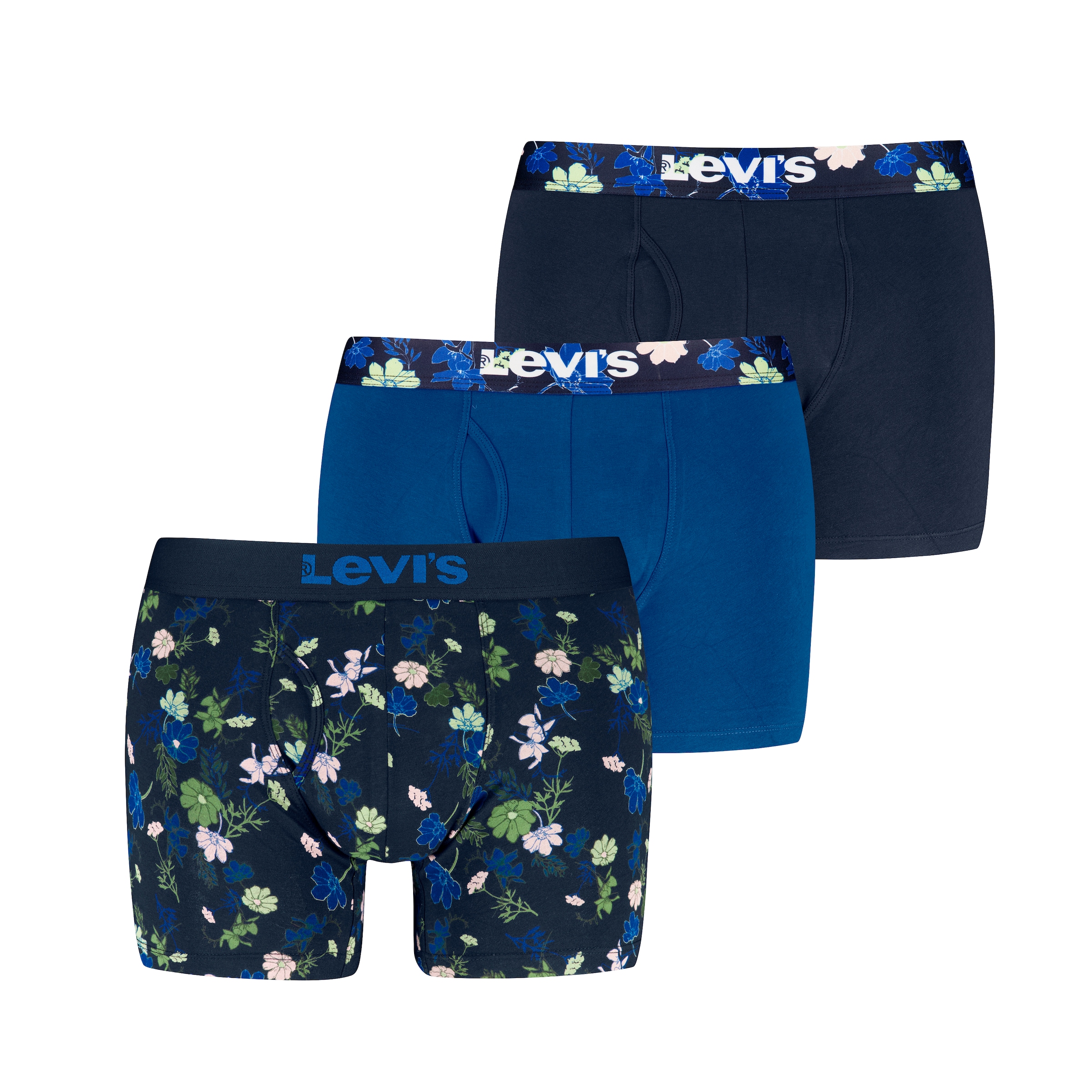 Levis Boxershorts "LEVIS MEN FLOWER BOXER BRIEF 3P ECOM", (3er Pack), mit f günstig online kaufen