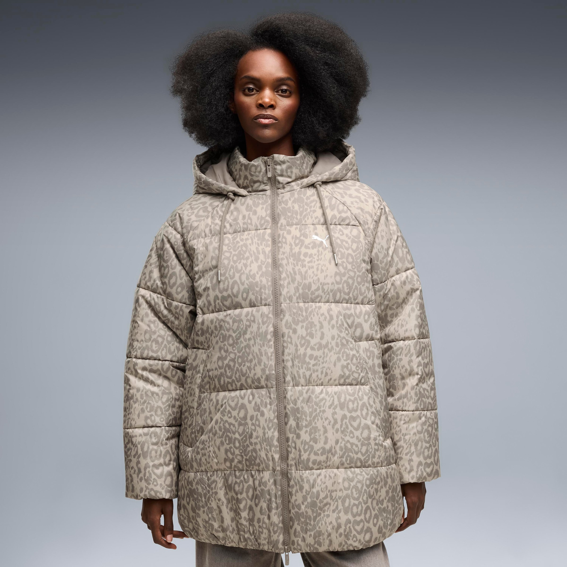 PUMA Winterjacke »STYLE PADDED JACKET W« mit Kapuze mit Kapuze, wasserabweisendes Material, mit Reißverschluss