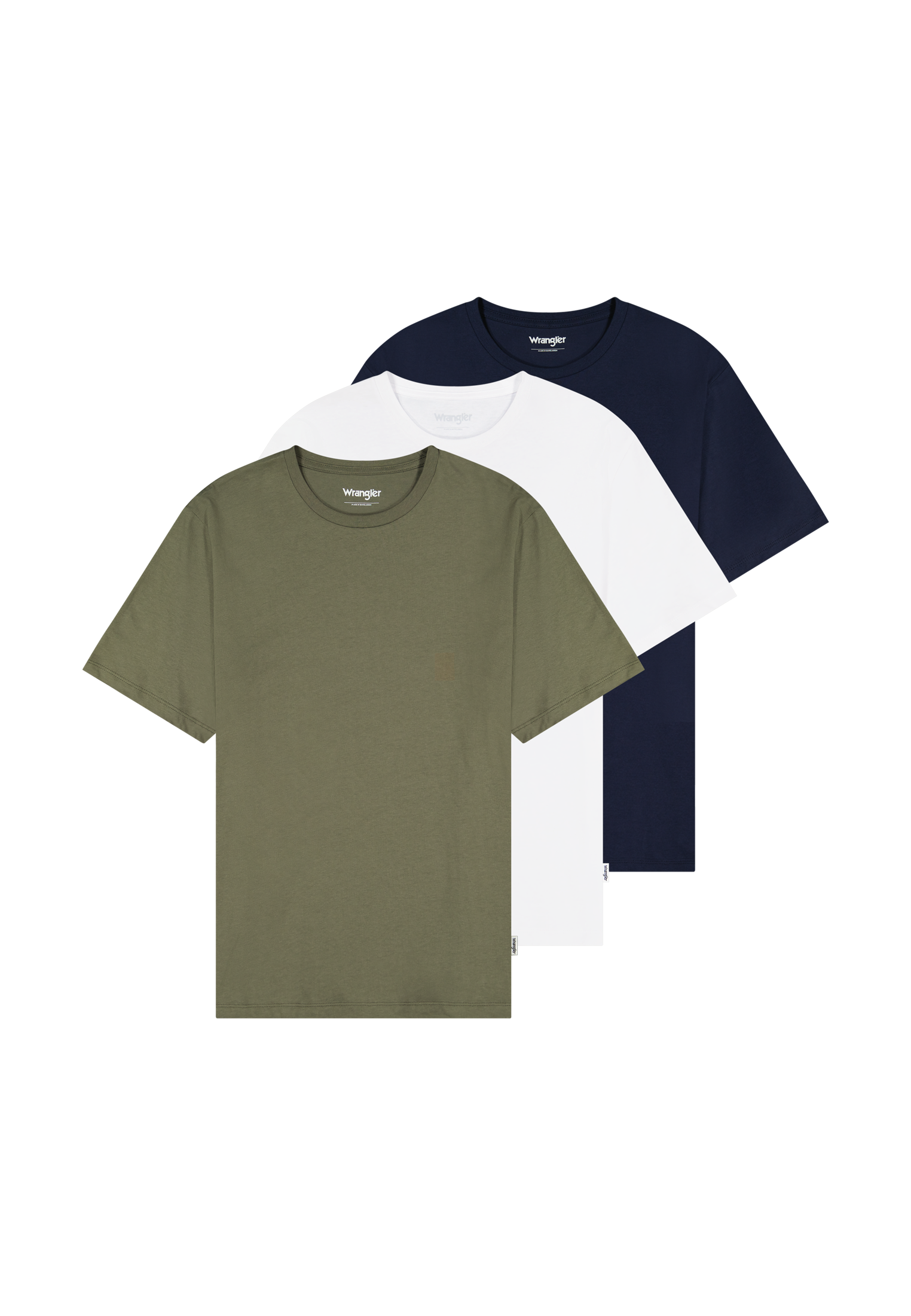 Wrangler T-Shirt "3 PACK TEE" Packung, 3 Stk. tlg. günstig online kaufen