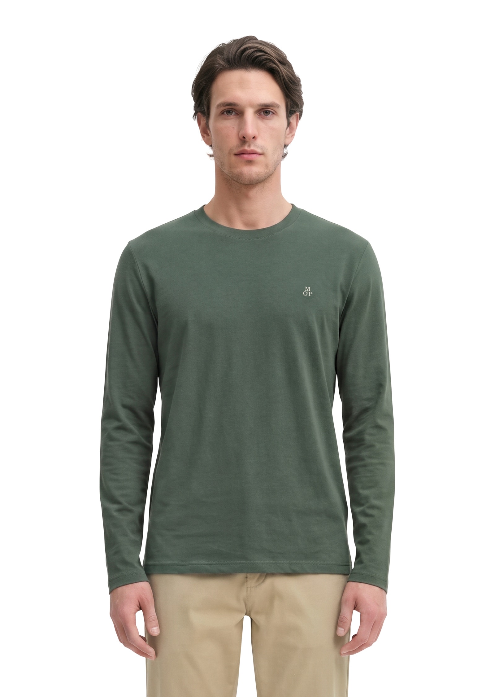 Marc OPolo Langarmshirt "aus reiner Bio-Baumwolle"
