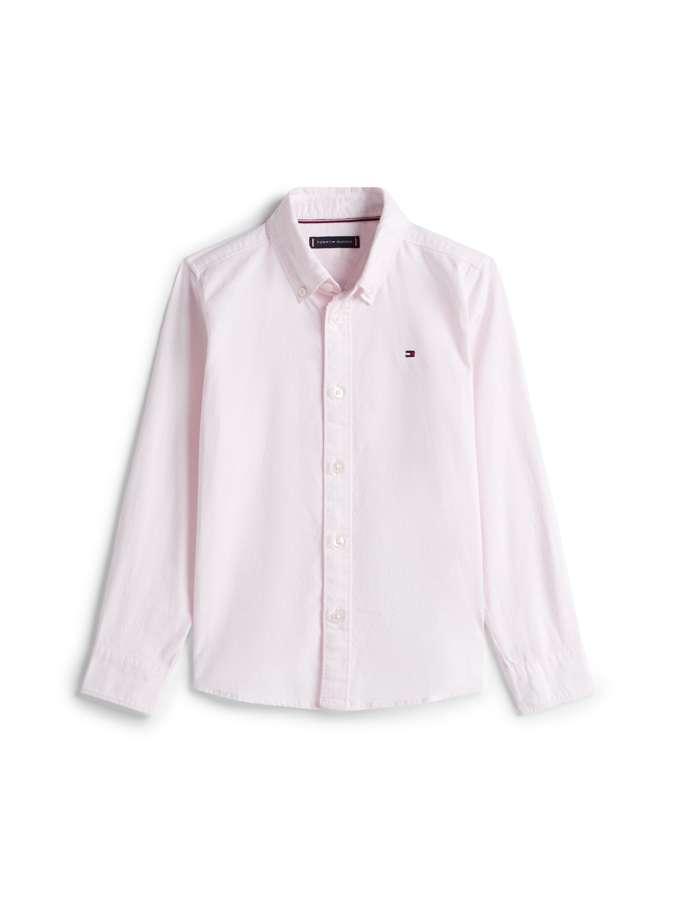 Tommy Hilfiger Langarmhemd »FLAG OXFORD SHIRT LS«, mit Logostickerei