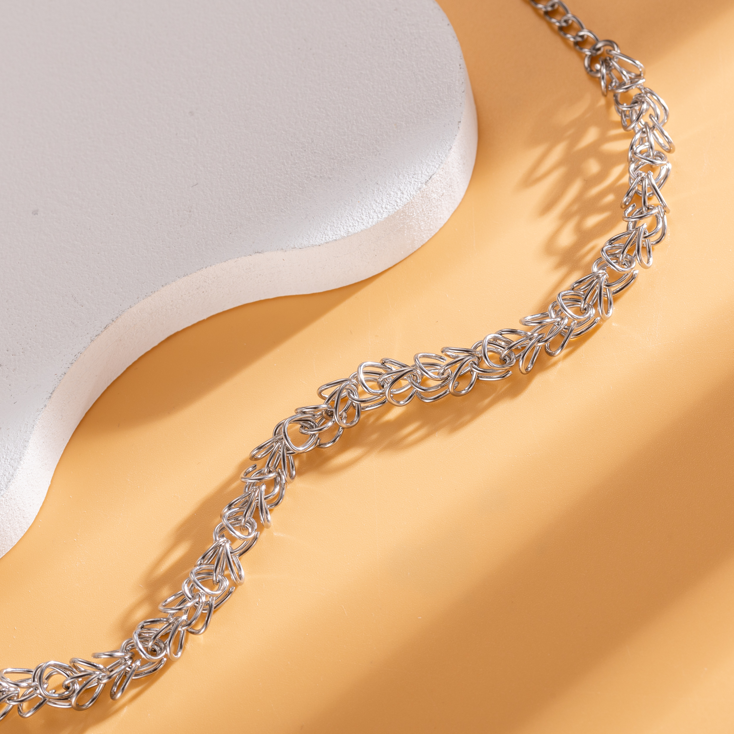 Firetti Armband »Schmuck Geschenk Edelstahl Armschmuck Armkette Fantasiekettenglieder«