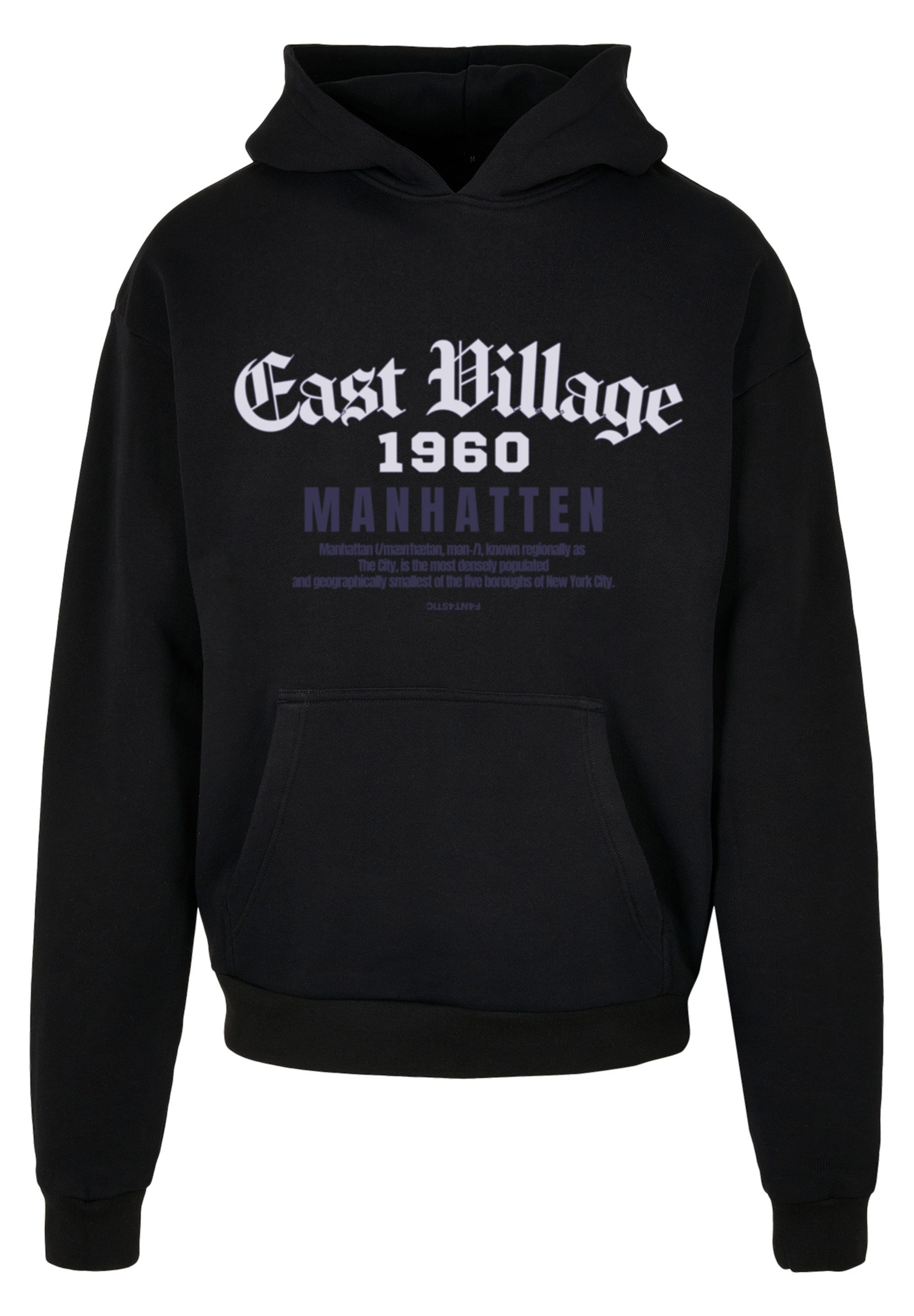 F4NT4STIC Kapuzenpullover "East Village Manhatten OVERSIZE HOODIE", Print günstig online kaufen